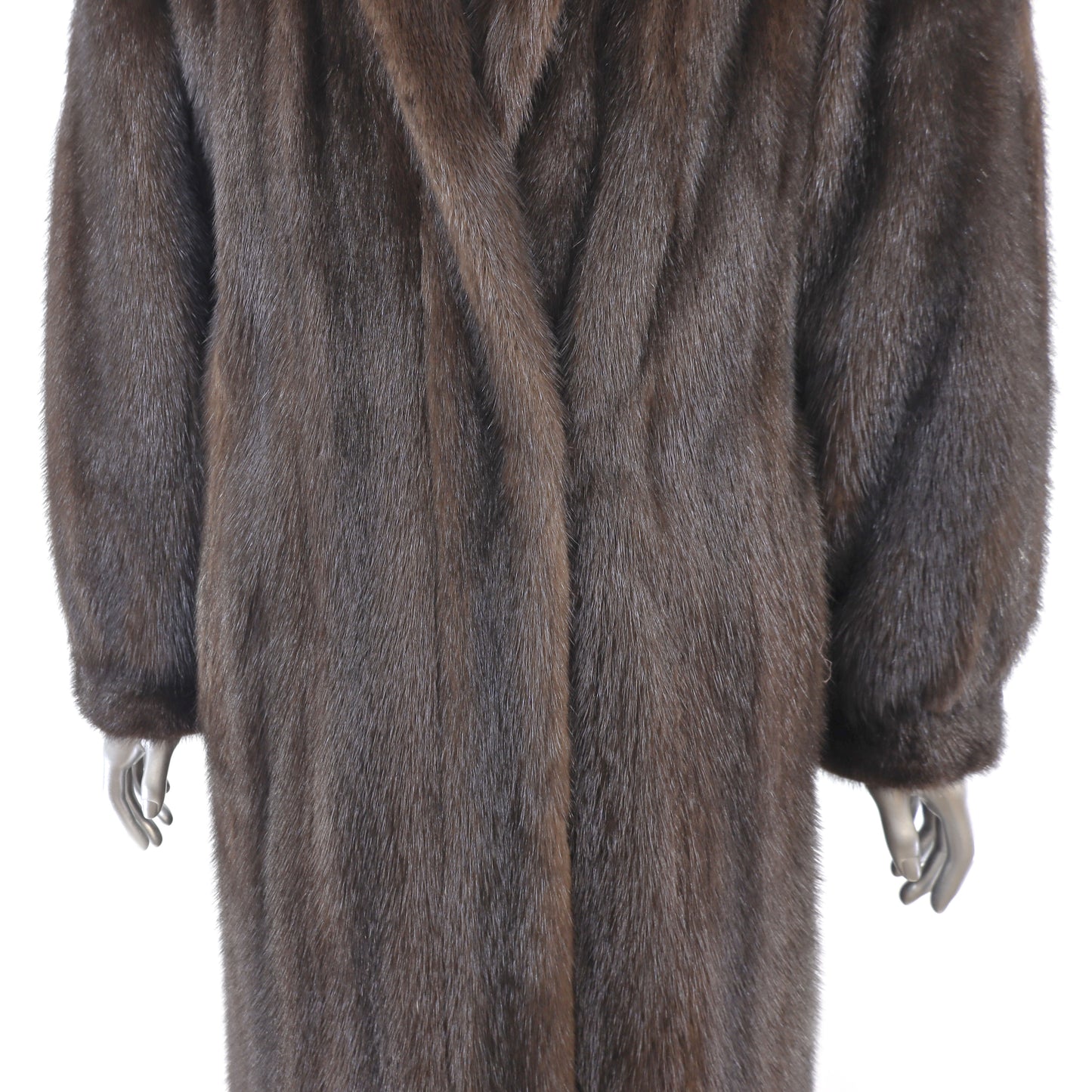 Mahogany Mink Coat- Size L