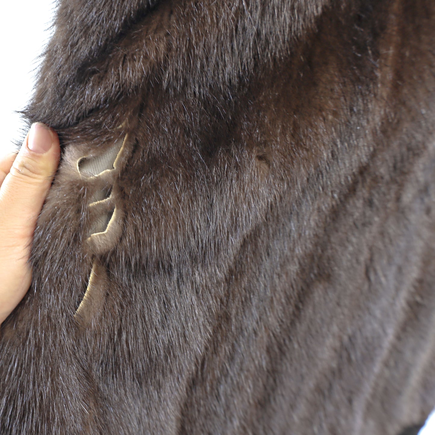 Mahogany Mink Coat- Size L