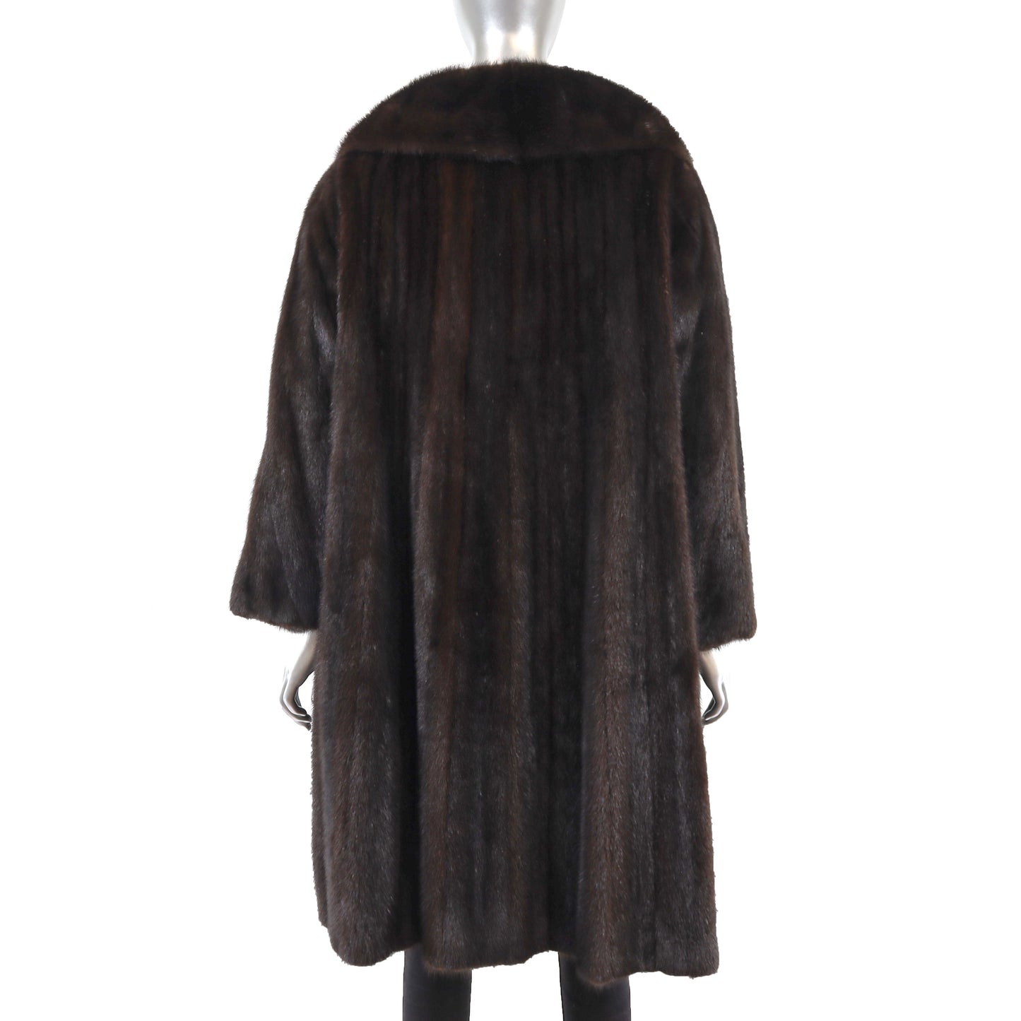 Mahogany Mink Coat- Size XL