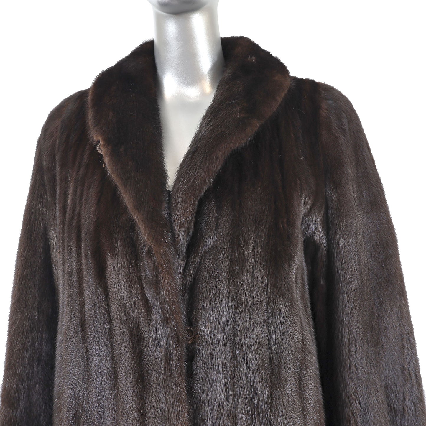 Mahogany Mink Coat- Size M