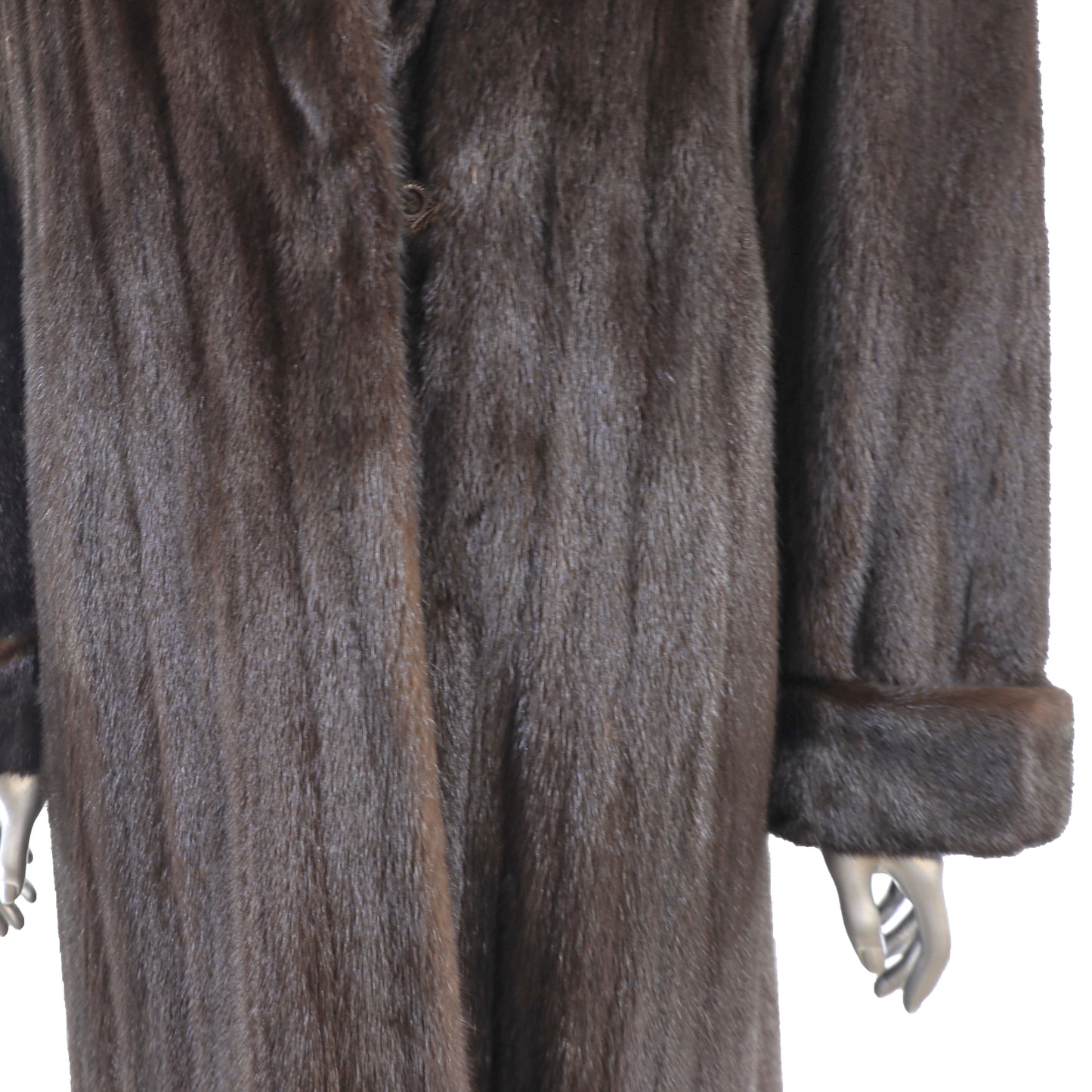 Mahogany Mink Coat- Size M