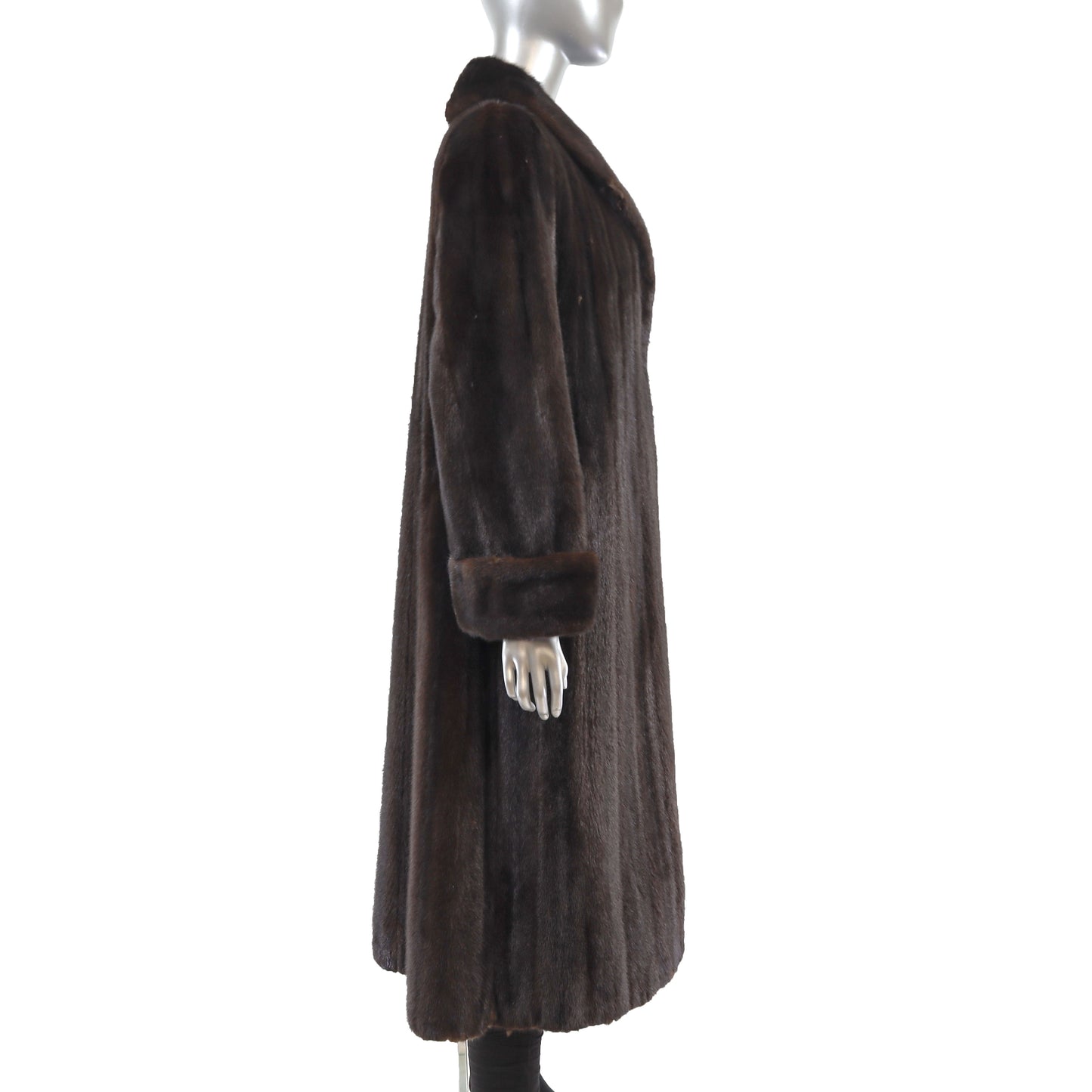 Mahogany Mink Coat- Size M