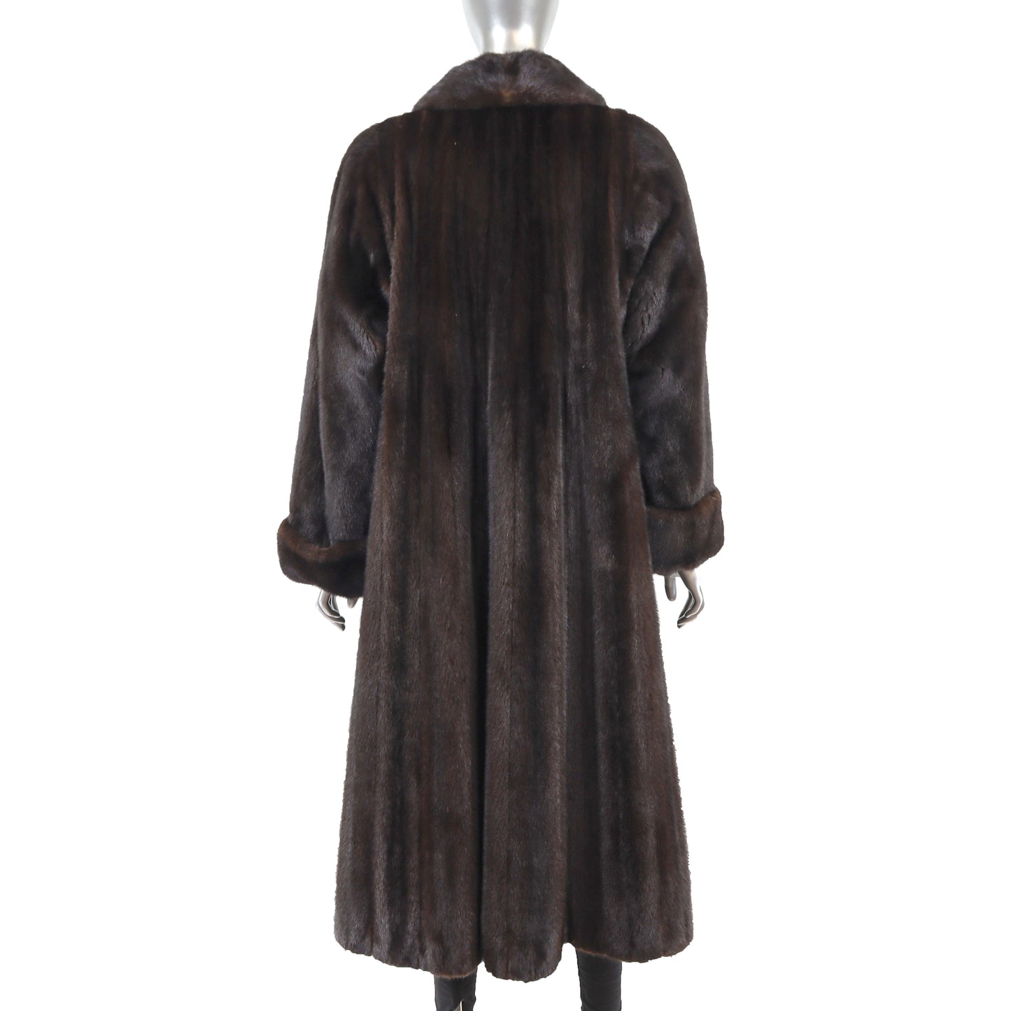 Mahogany Mink Coat- Size M