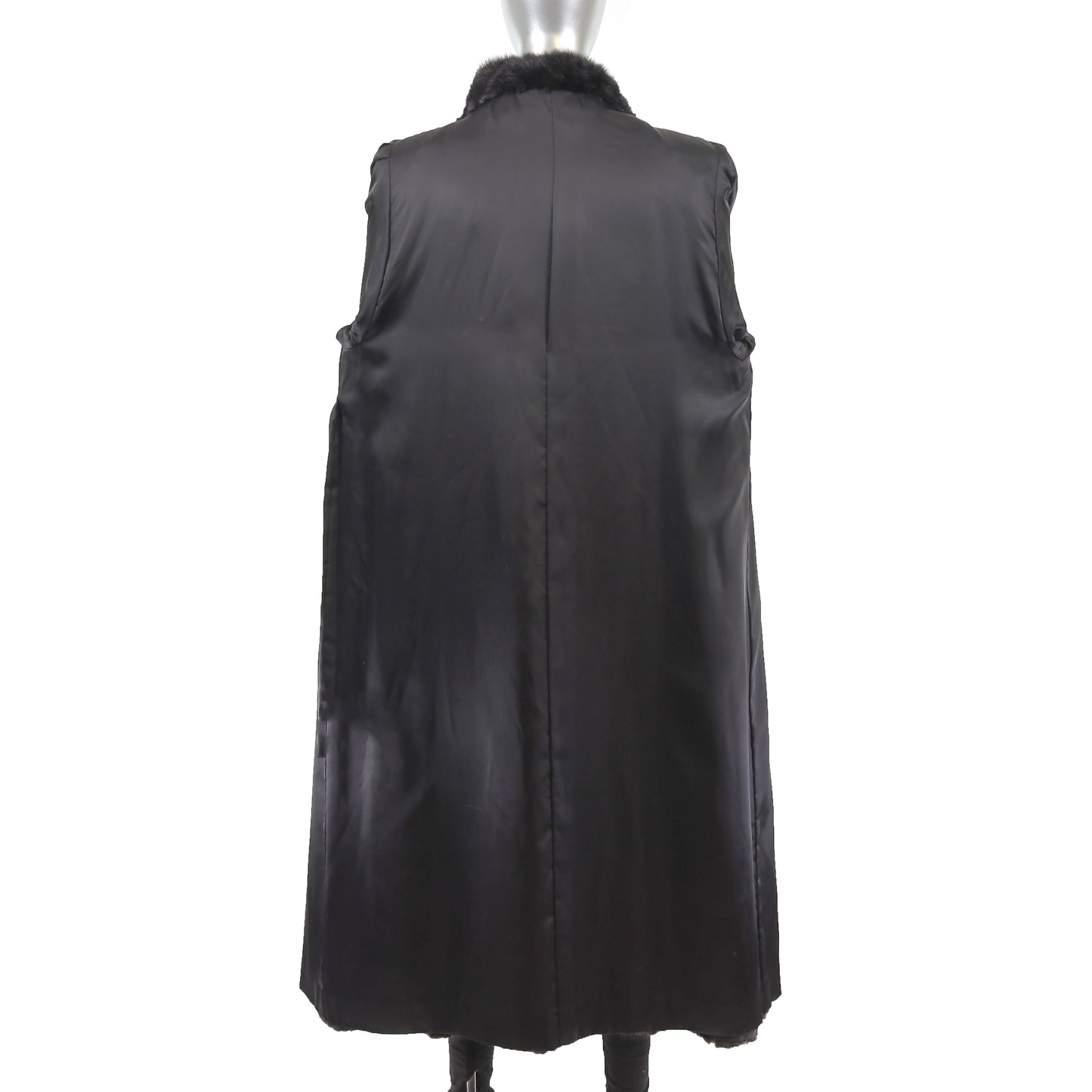 Black Mink Coat- Size L