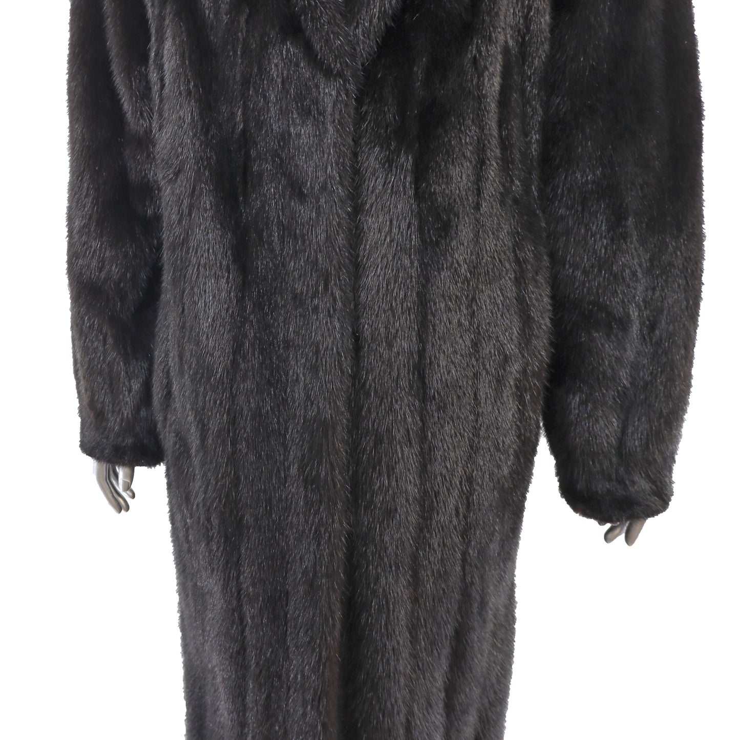 Black Mink Coat- Size L