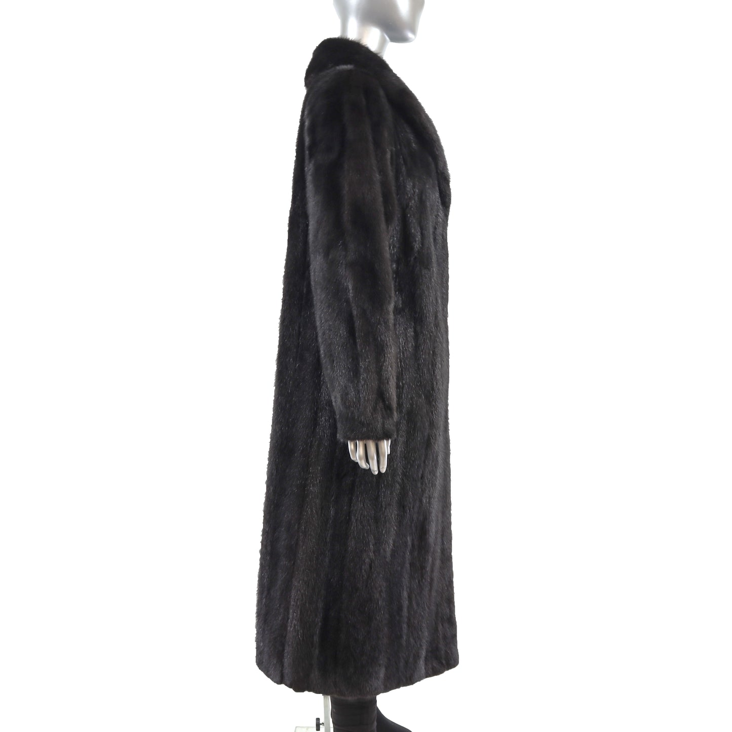 Black Mink Coat- Size L