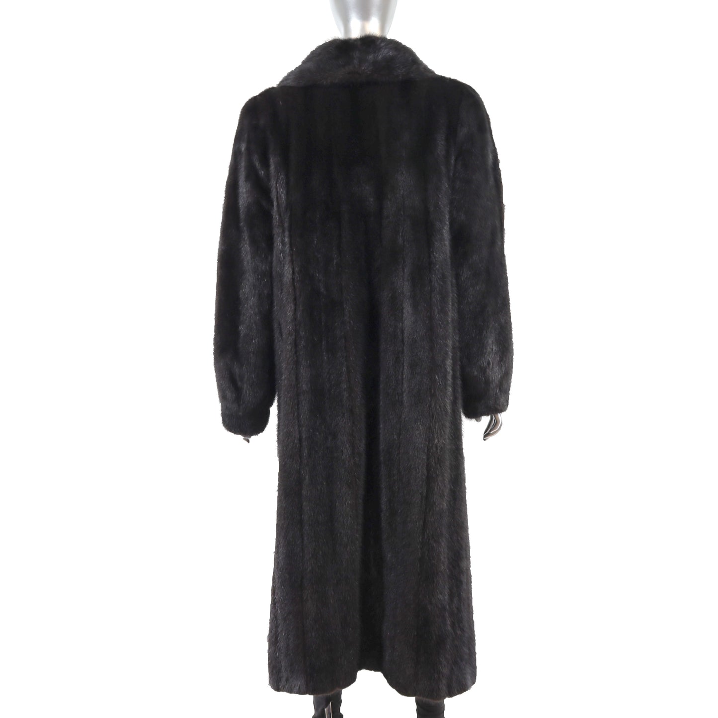 Black Mink Coat- Size L