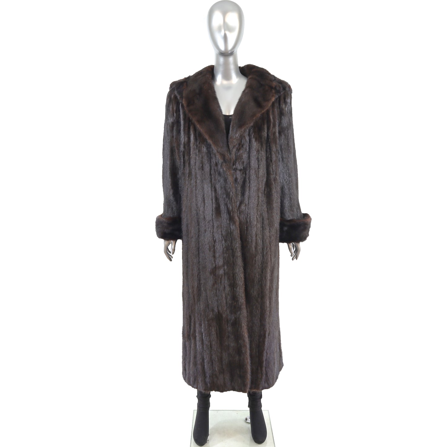 Mahogany Mink Coat- Size M