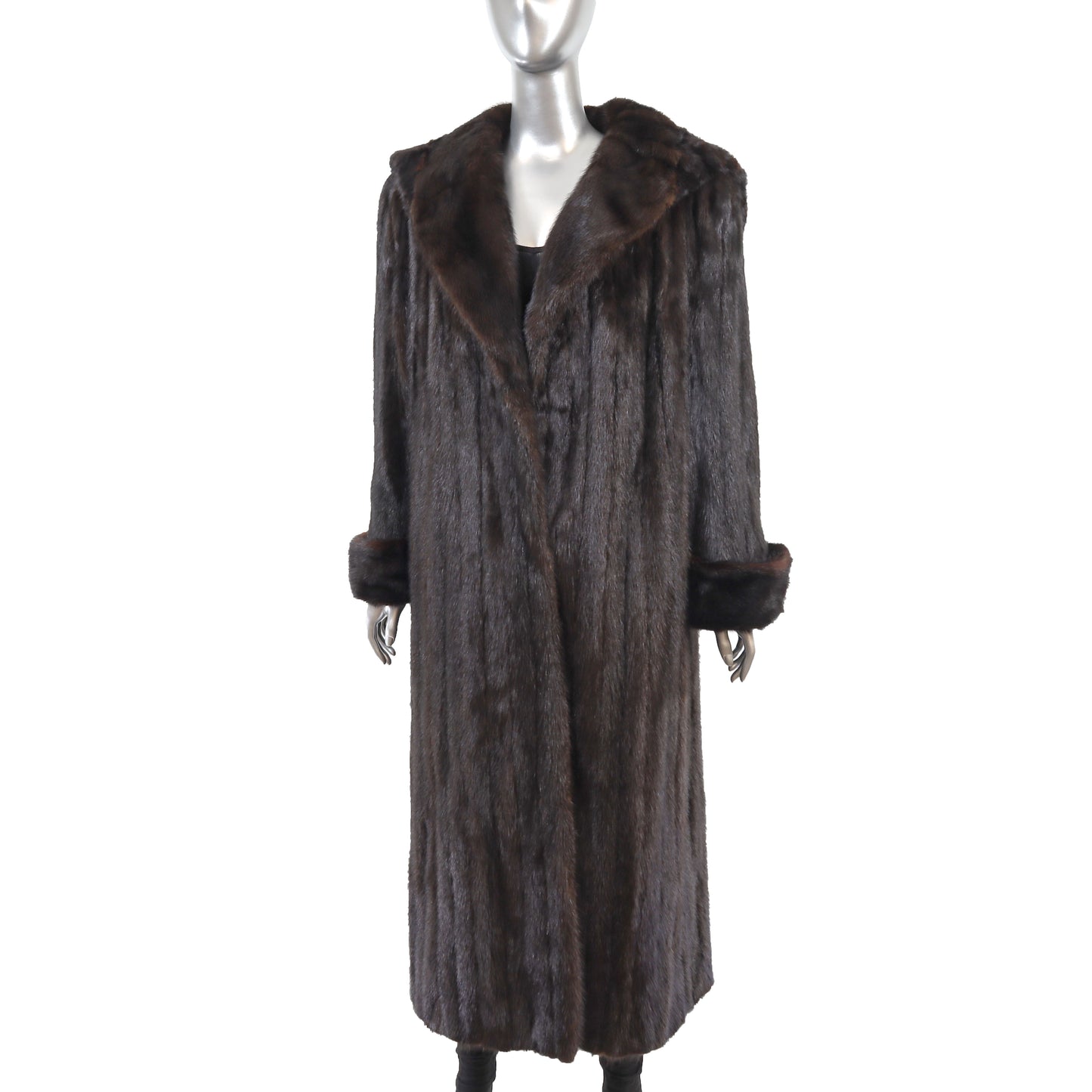 Mahogany Mink Coat- Size M