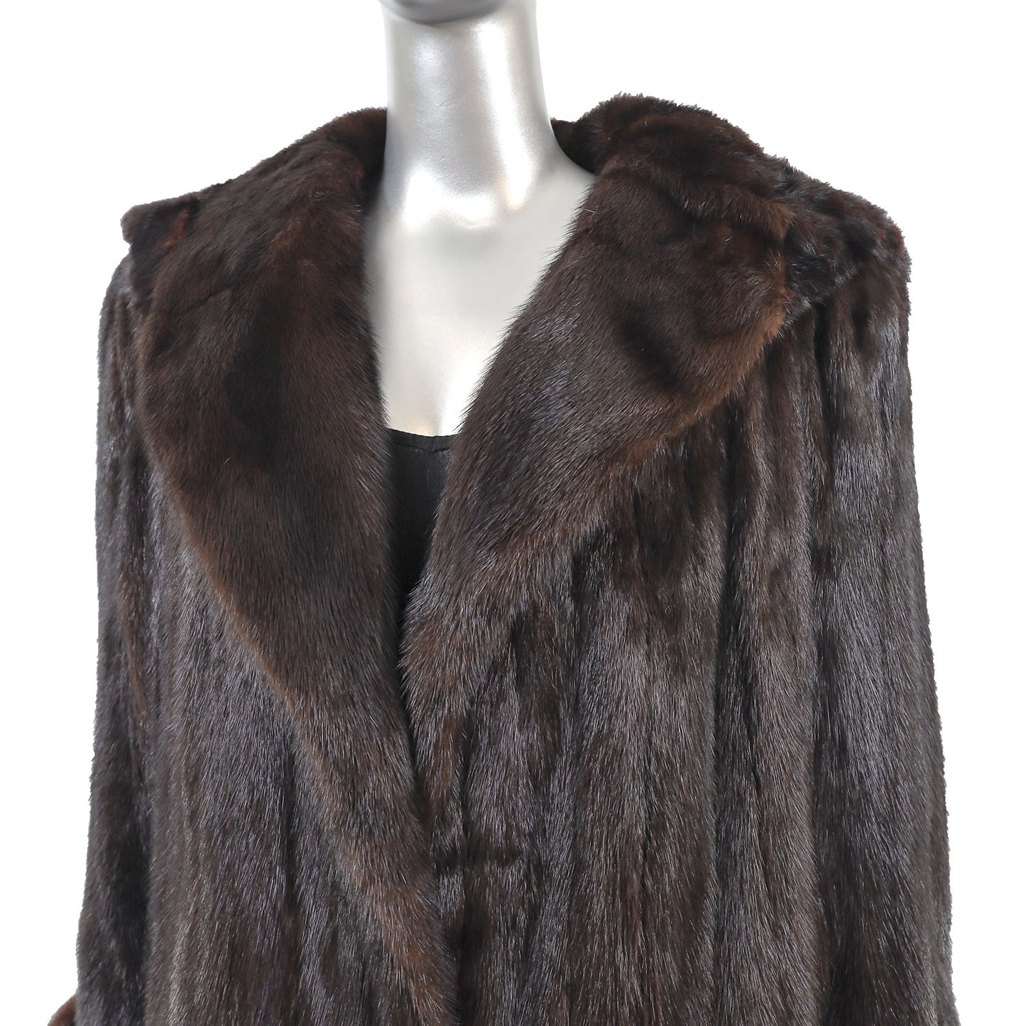 Mahogany Mink Coat- Size M