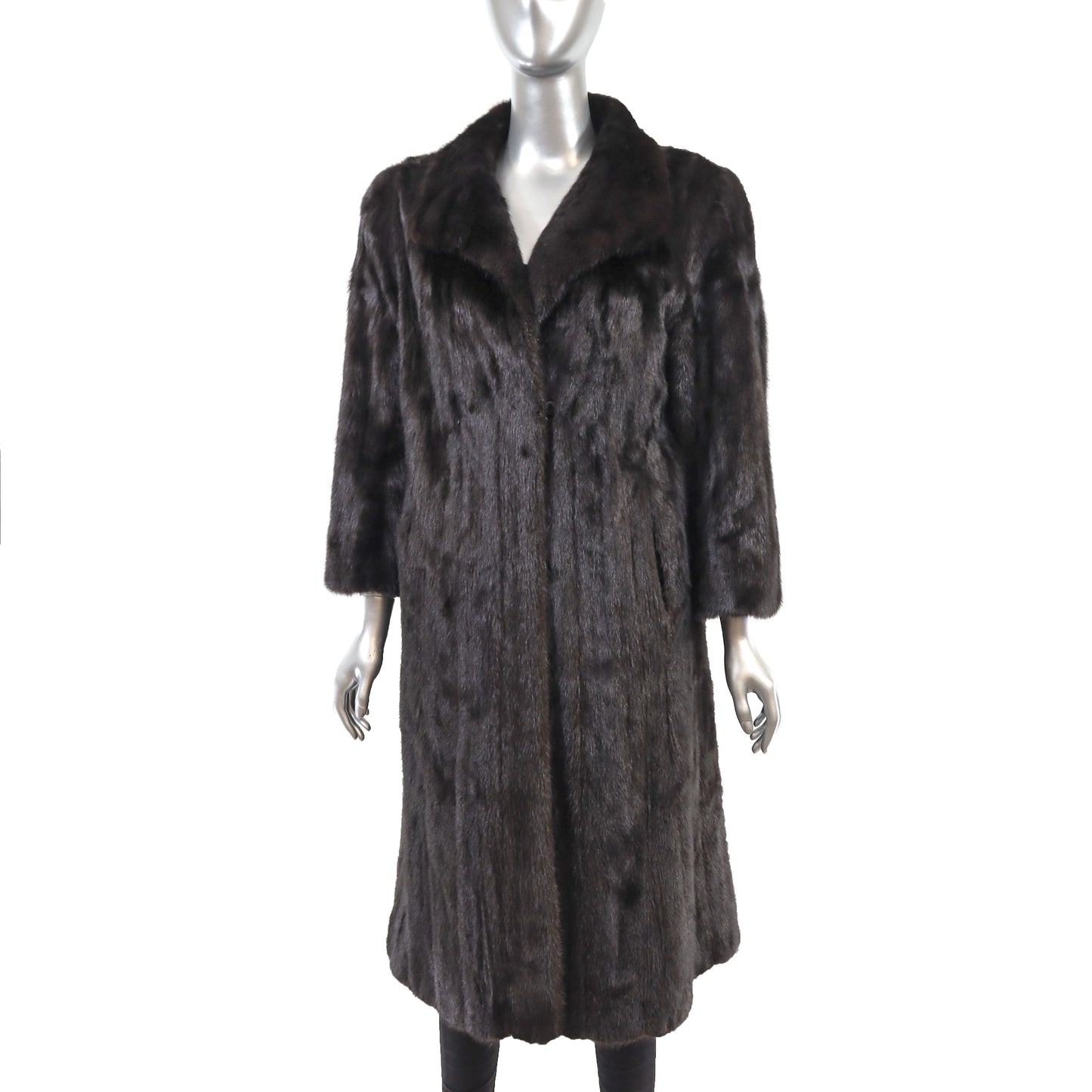 Mahogany Mink Coat- Size M