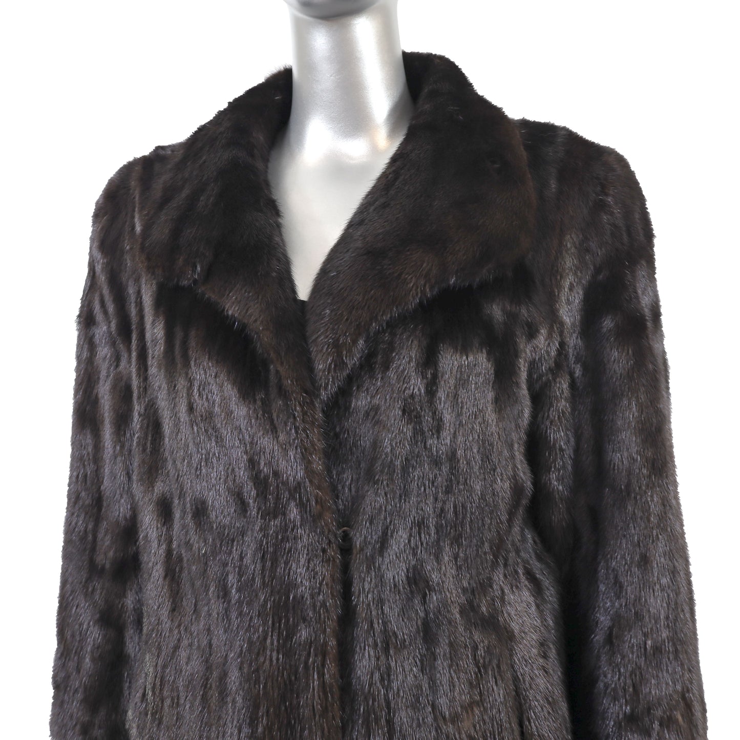 Mahogany Mink Coat- Size M