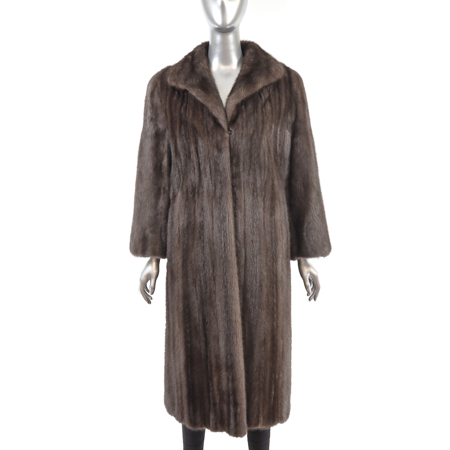 Dark Blue Iris Mink Coat- Size S