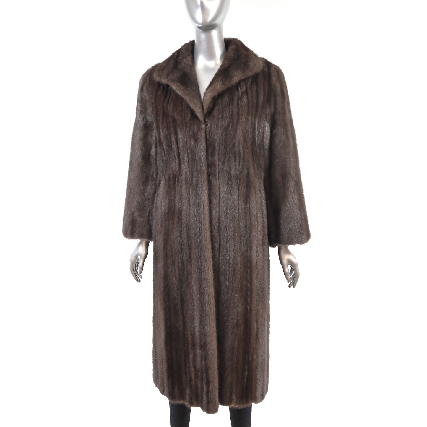 Dark Blue Iris Mink Coat- Size S