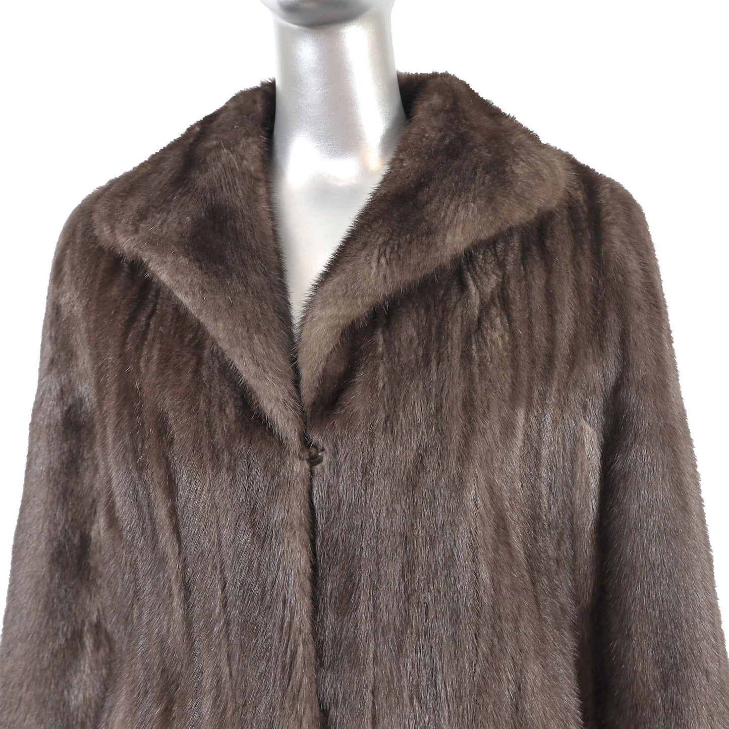 Dark Blue Iris Mink Coat- Size S