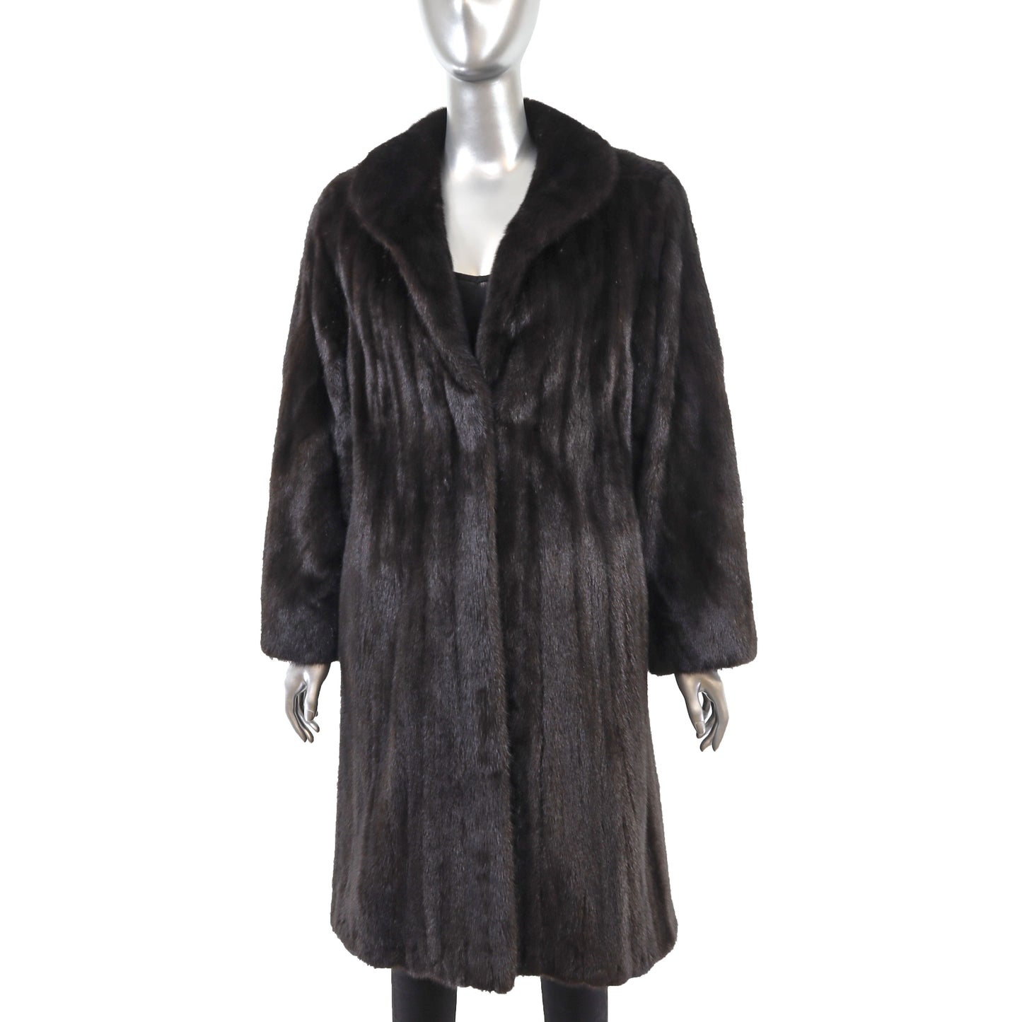 Mahogany Mink Coat- Size M