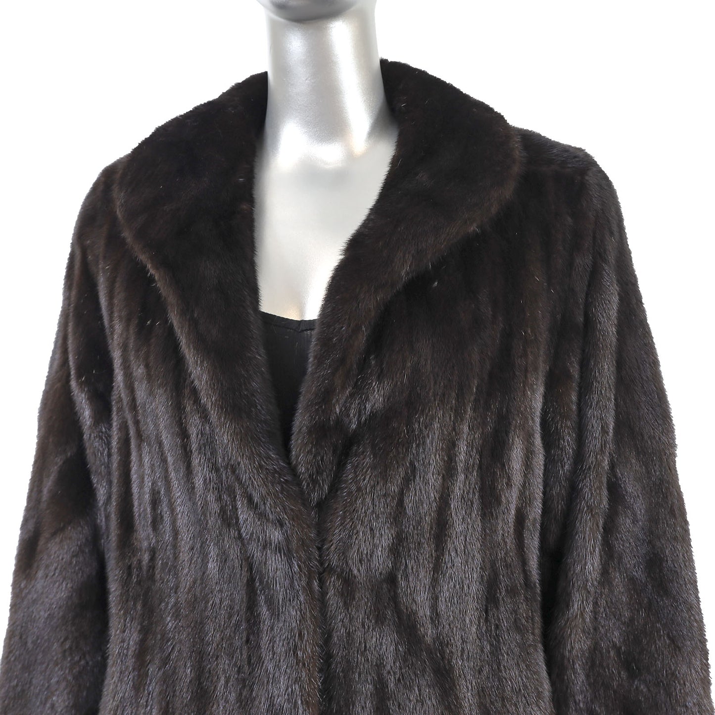 Mahogany Mink Coat- Size M