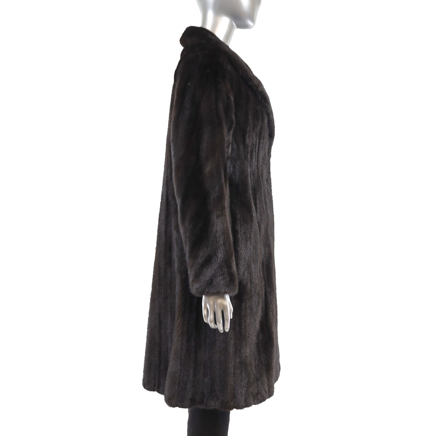 Mahogany Mink Coat- Size M