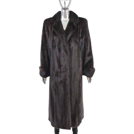 Mahogany Mink Coat- Size M