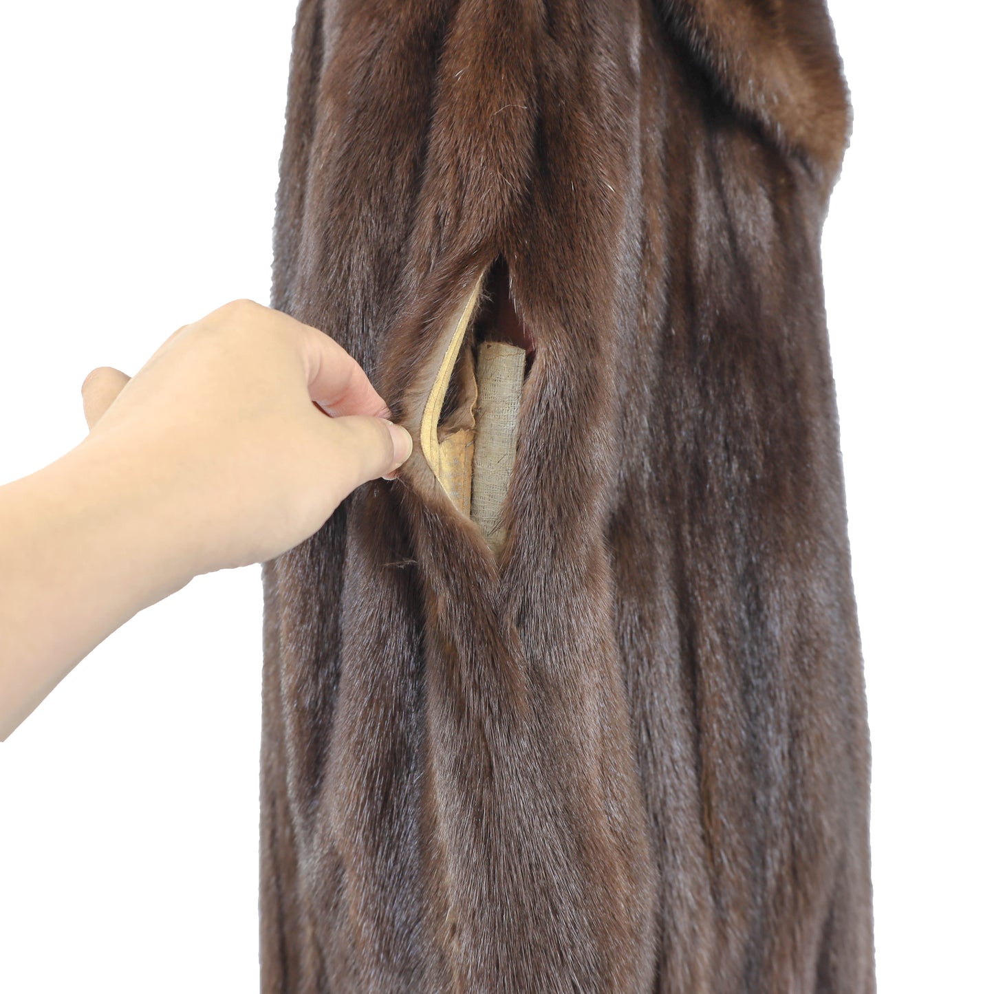 Brown Mink Coat- Size XL