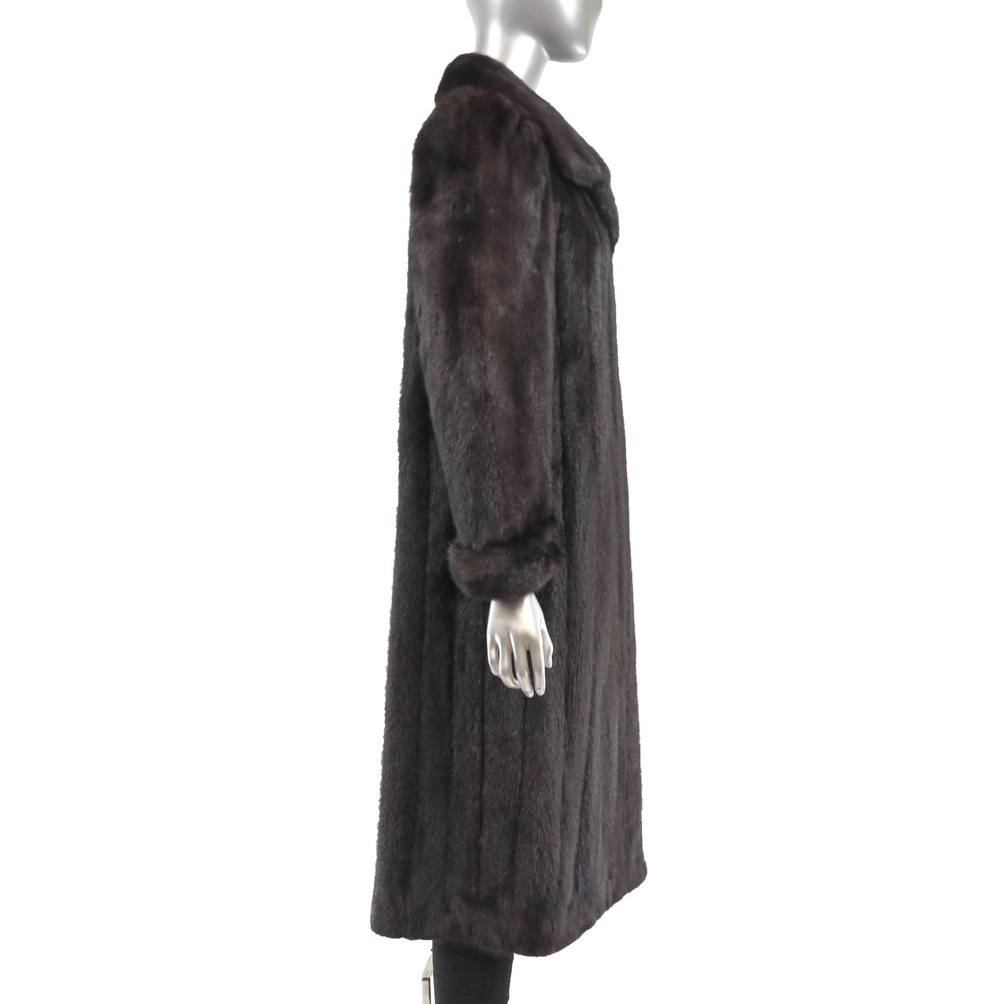 Dark Brown Mink Coat- Size S