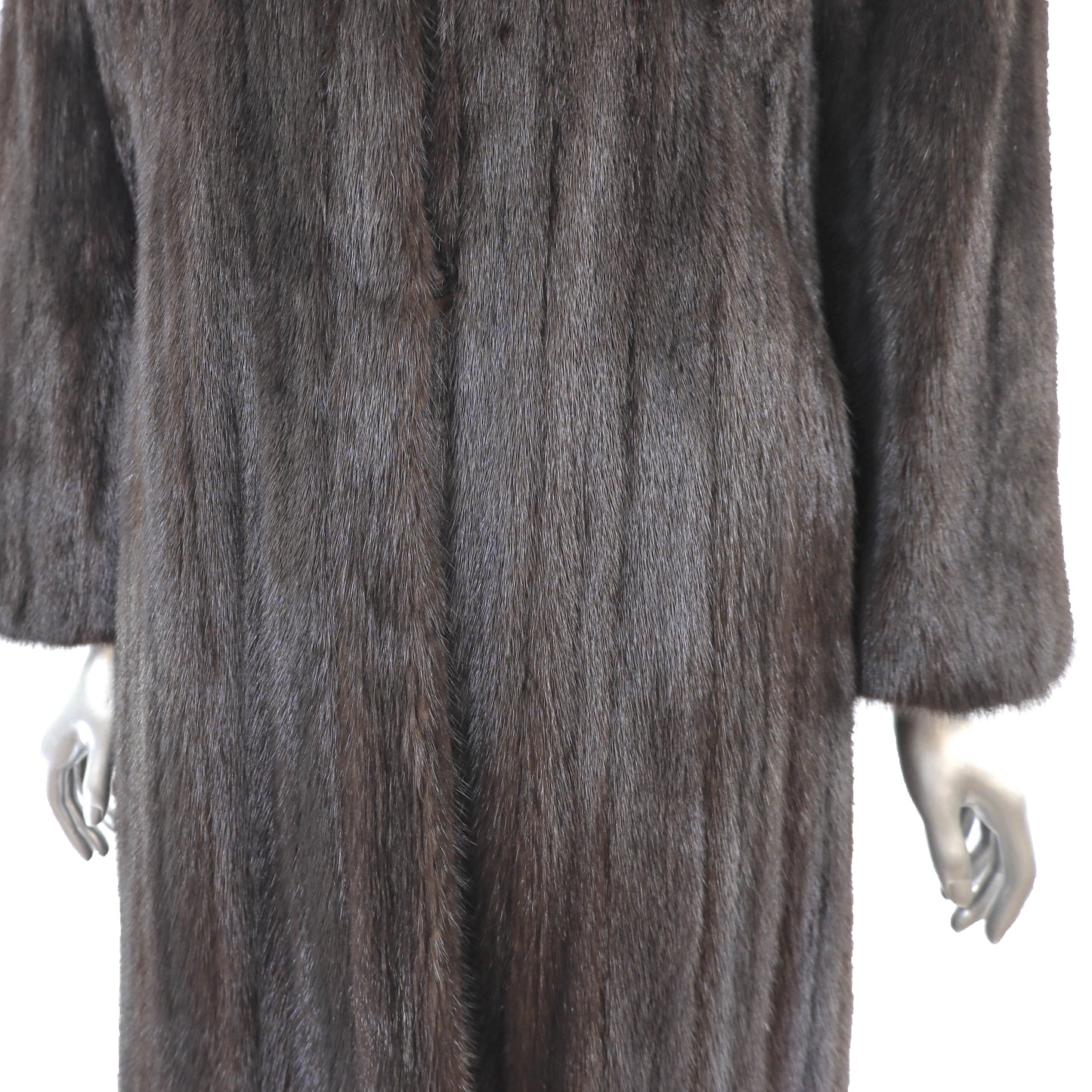 Rosendorf/ Evans Dark Mahogany Mink Coat- Size S