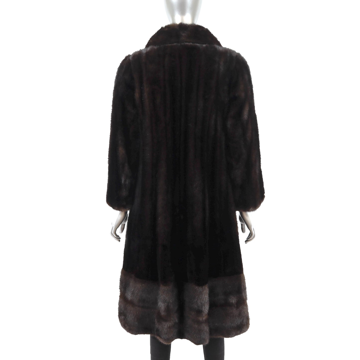 Dark Brown Mink Coat- Size S