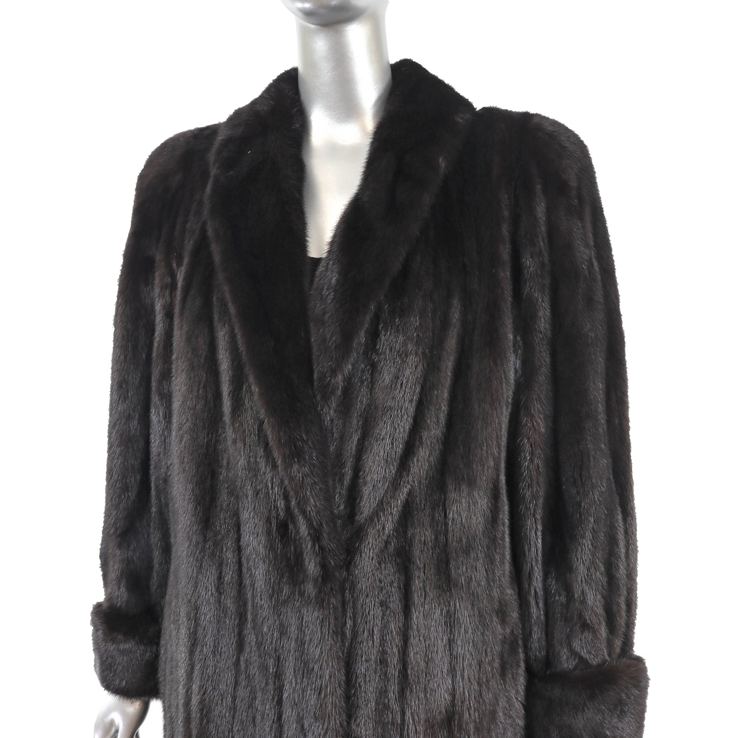 Revillon/ Saks Fifth Avenue Black Mink Coat- Size M