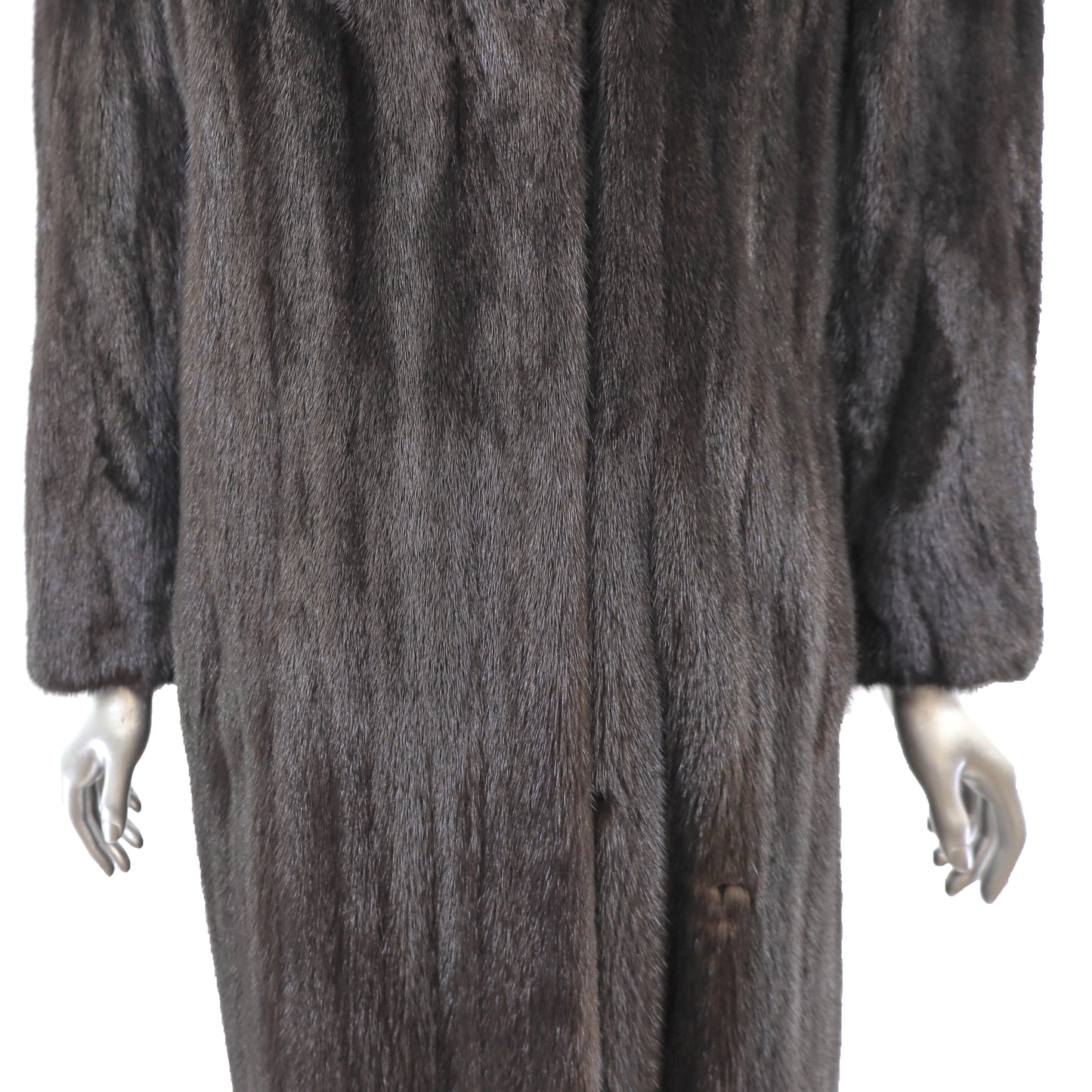 Black Mink Coat- Size M