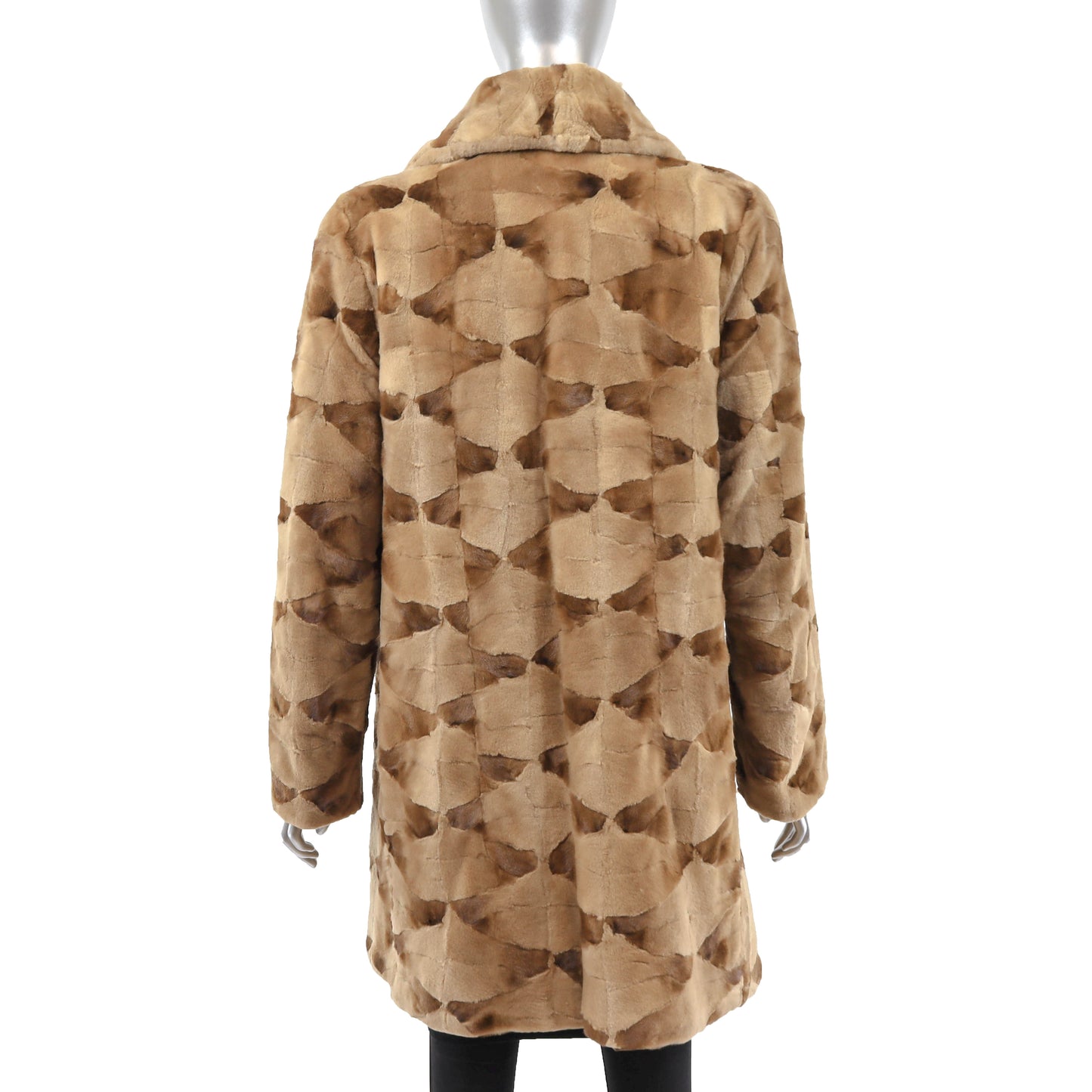 Sheared Reversible Mink Coat- Size M