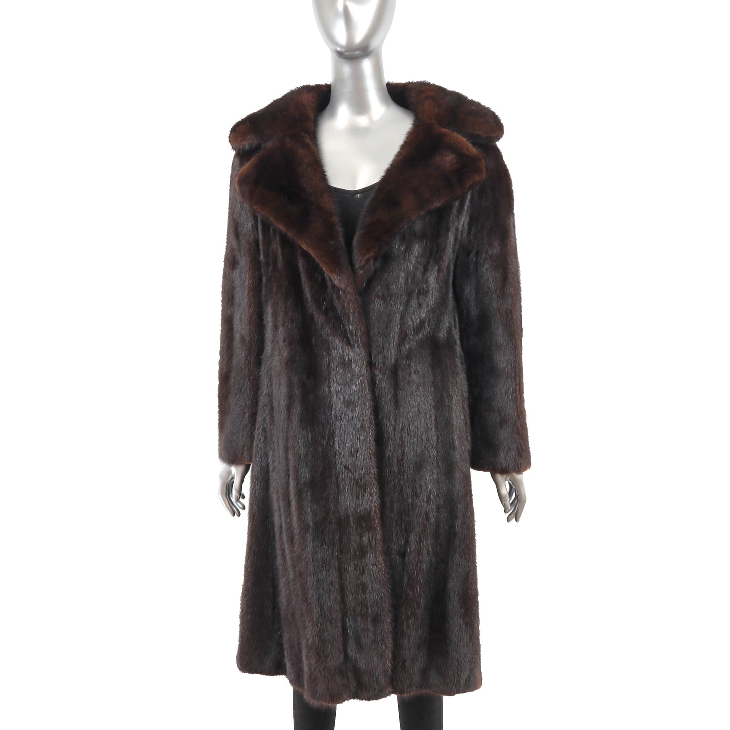 Brown Mink Coat- Size M