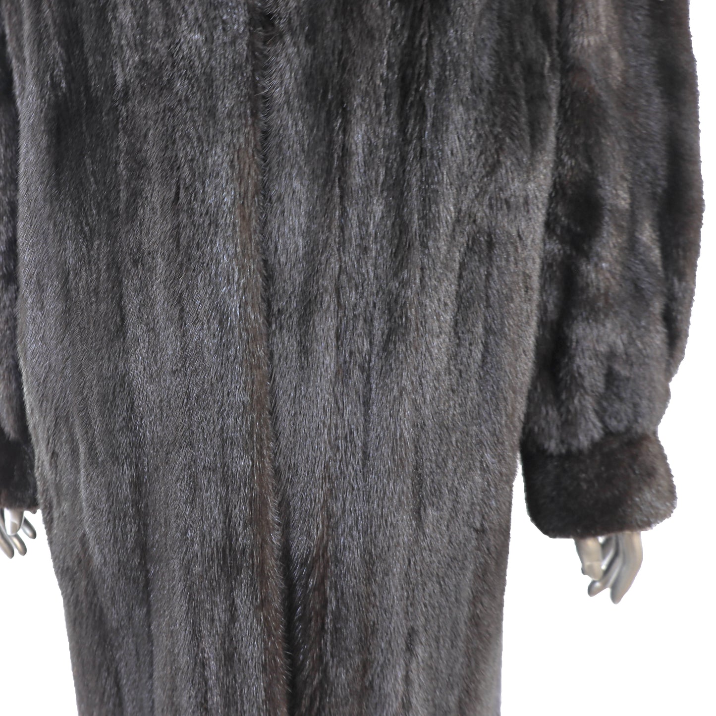 Black Mink Coat- Size L