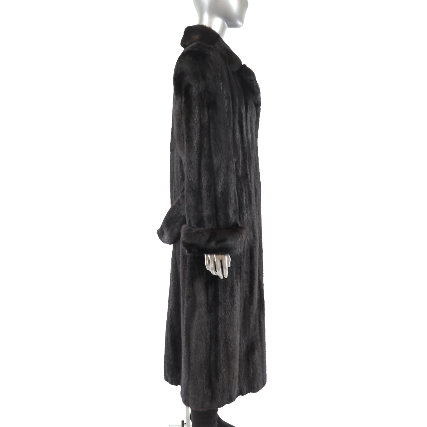 Black Mink Coat- Size L