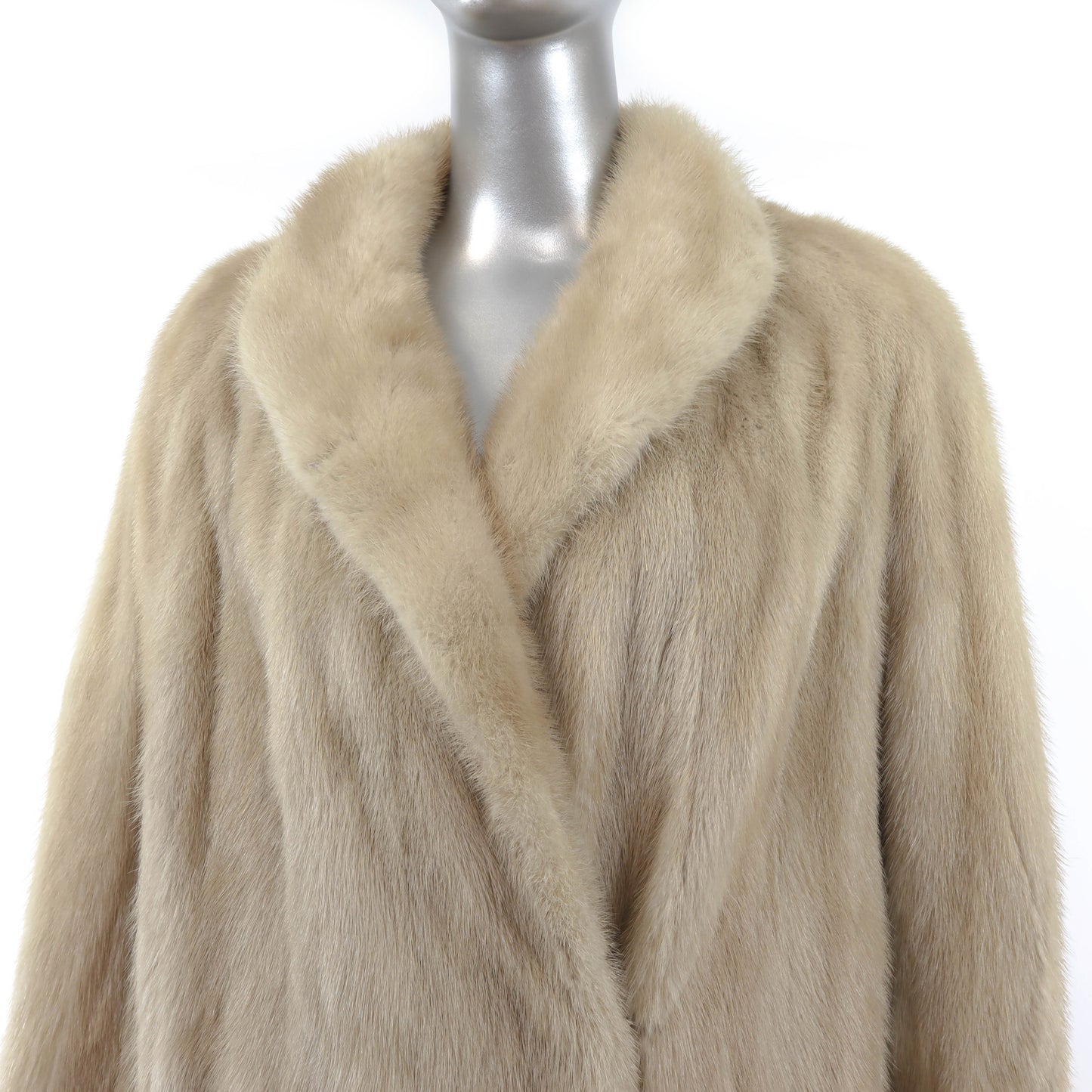 Beige Mink Coat- Size L