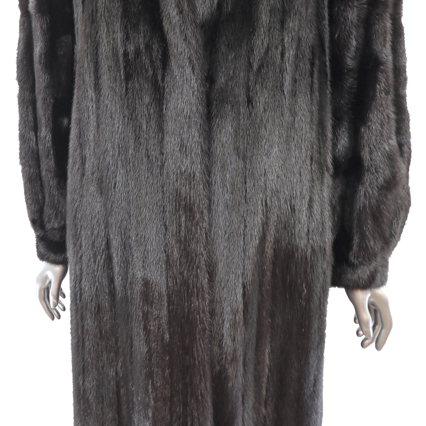 Black Mink Coat- Size L