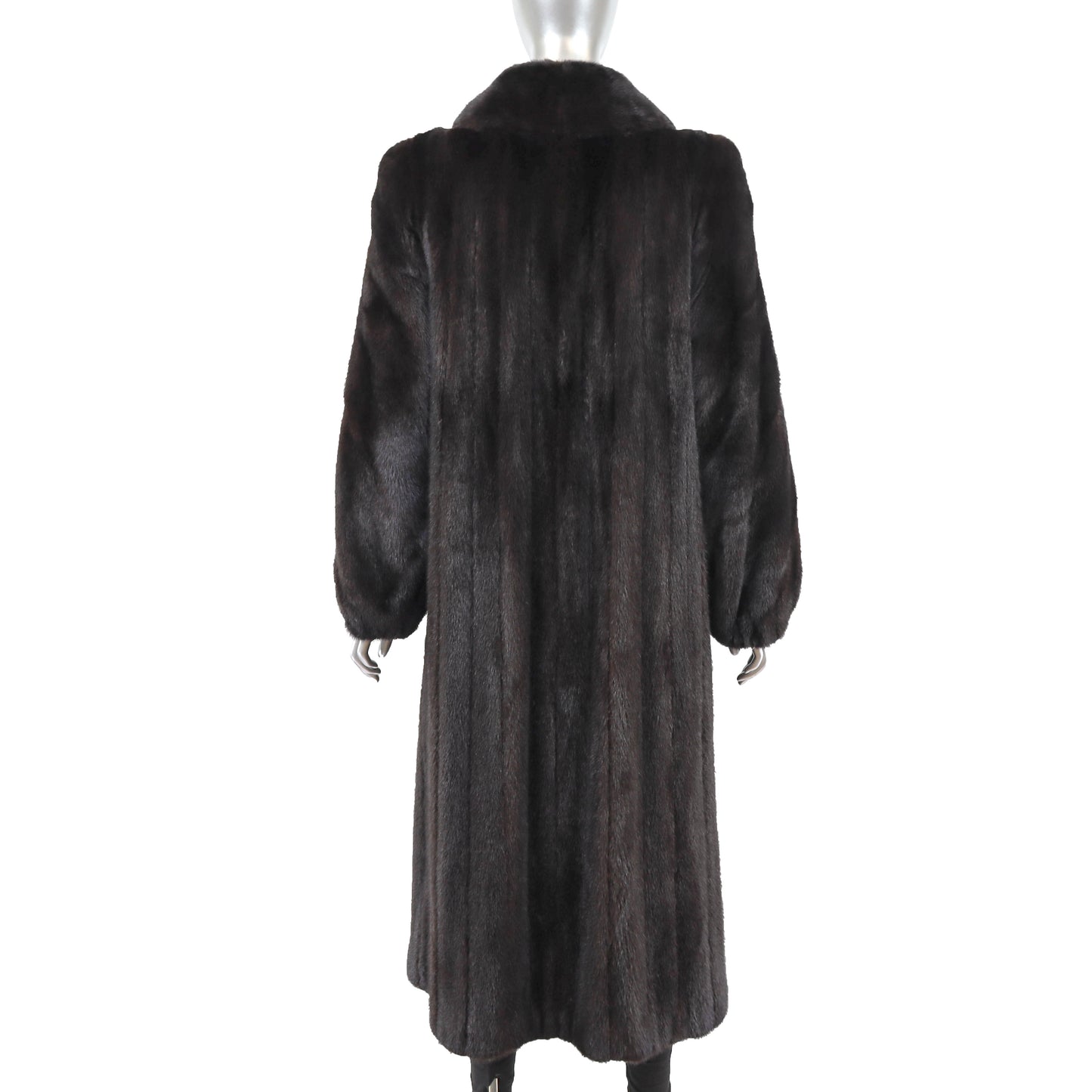 Black Mink Coat- Size M