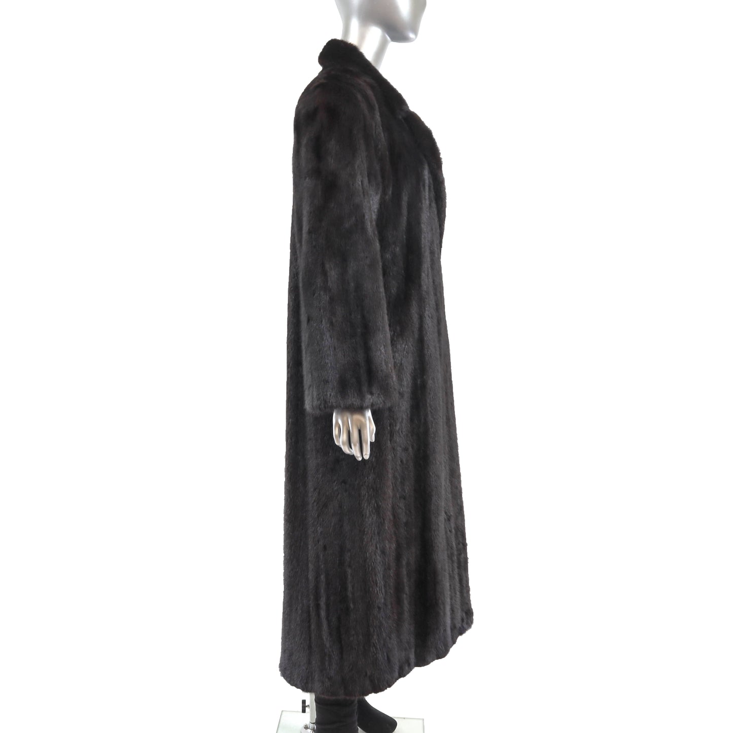 Black Mink Coat- Size M