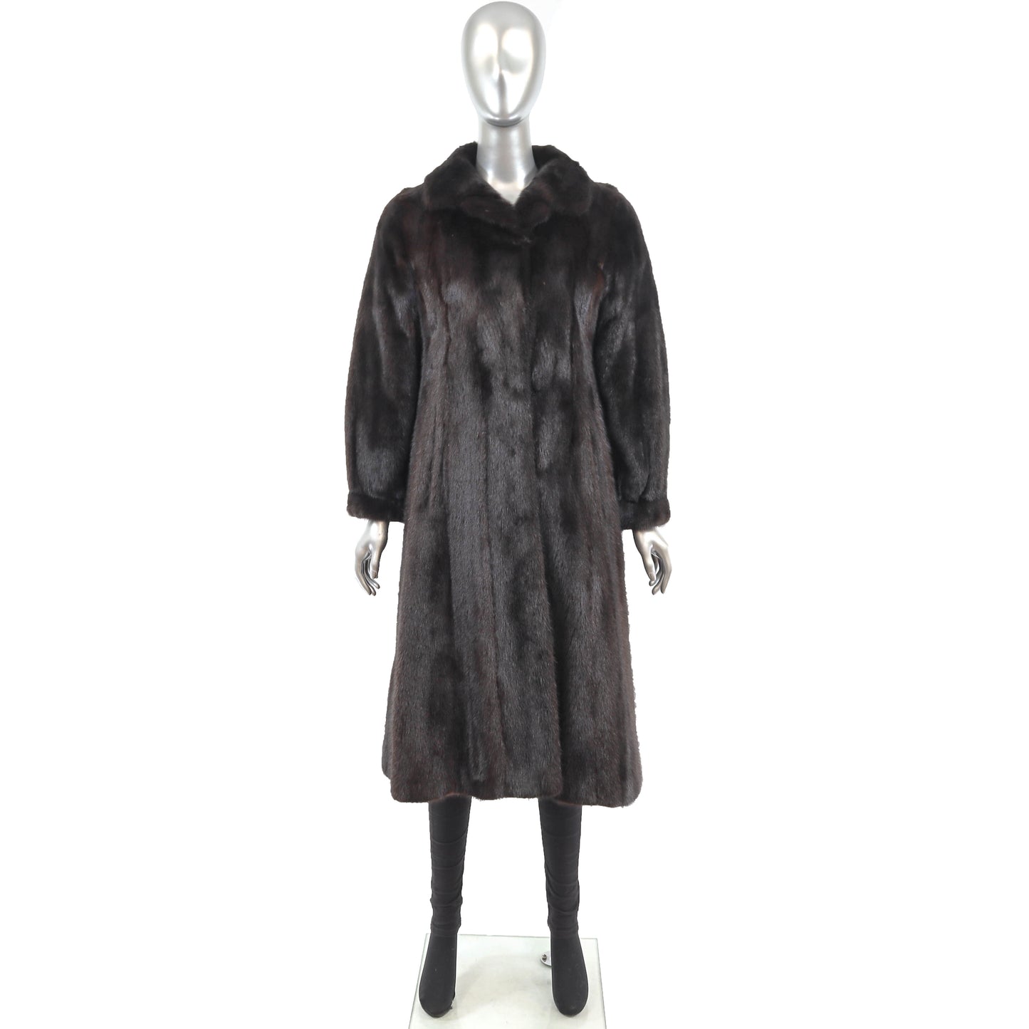 Brown Mink Coat- Size S