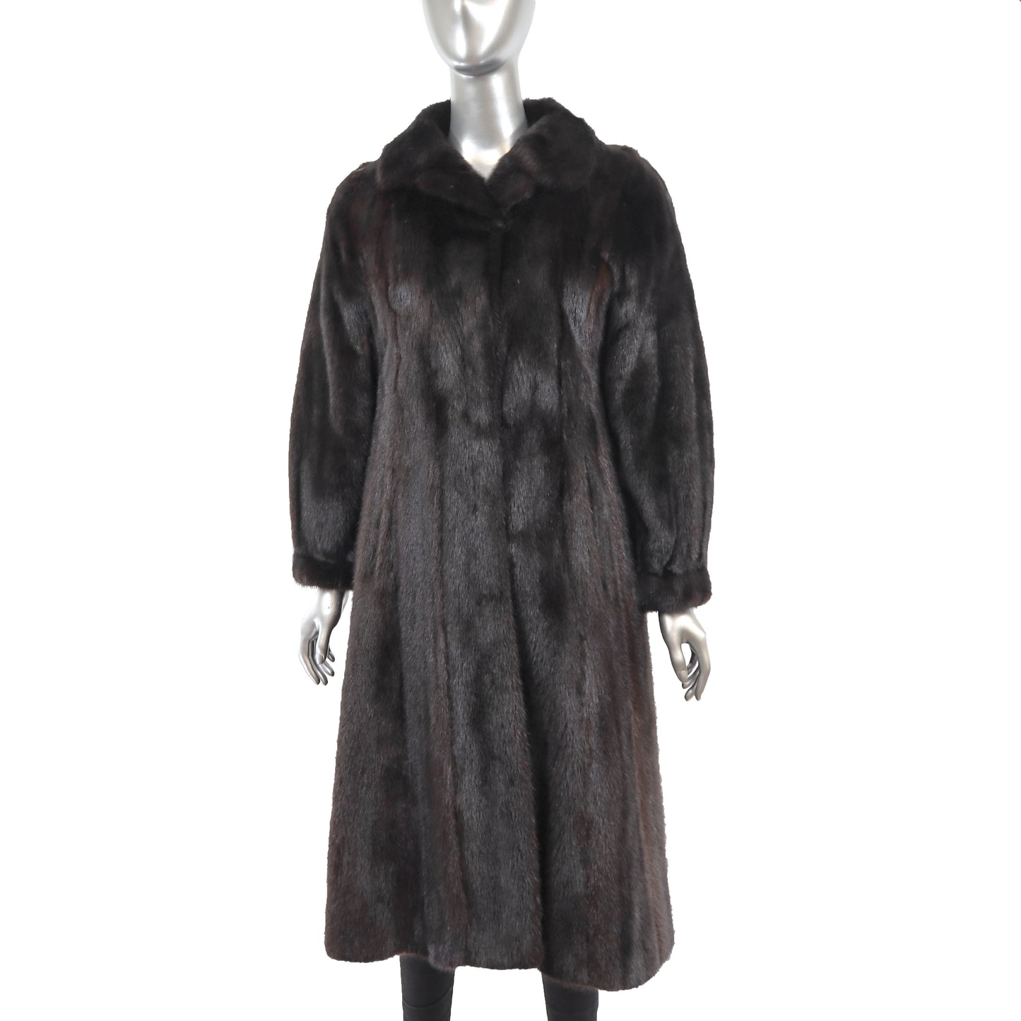 Brown Mink Coat- Size S