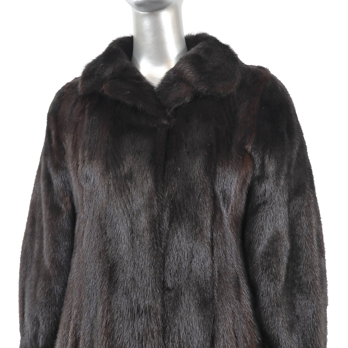 Brown Mink Coat- Size S