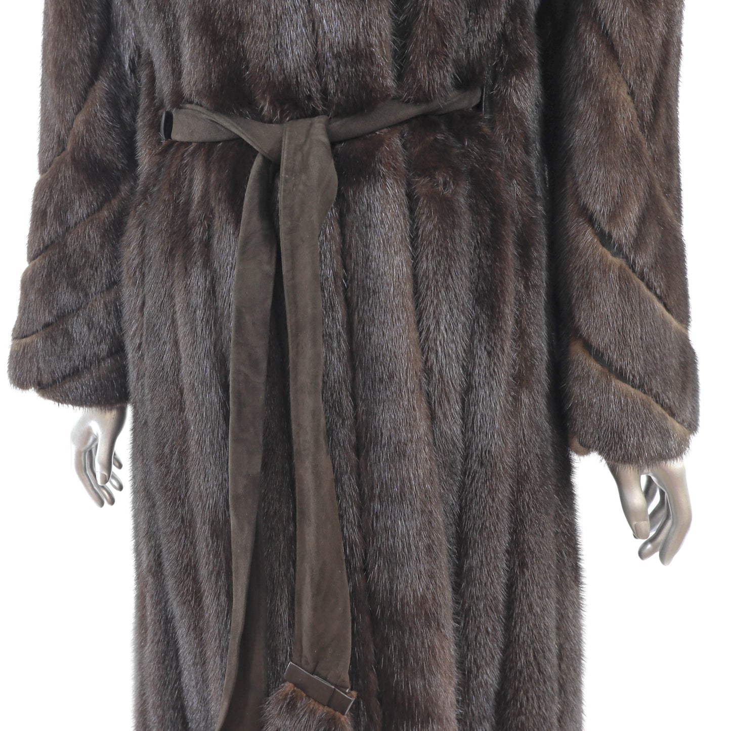 Dark Brown Mink Coat- Size M