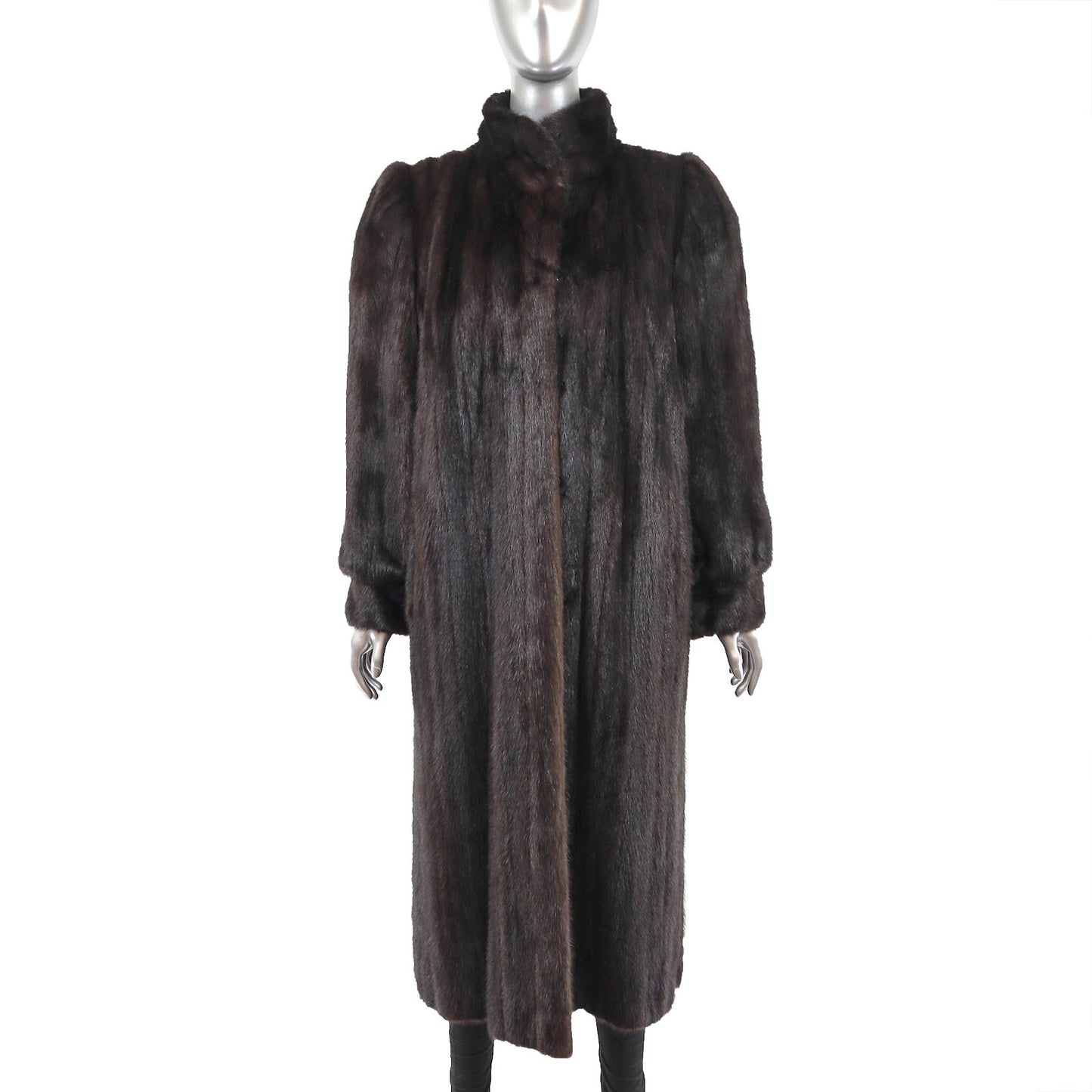 Dark Brown Mink Coat- Size M