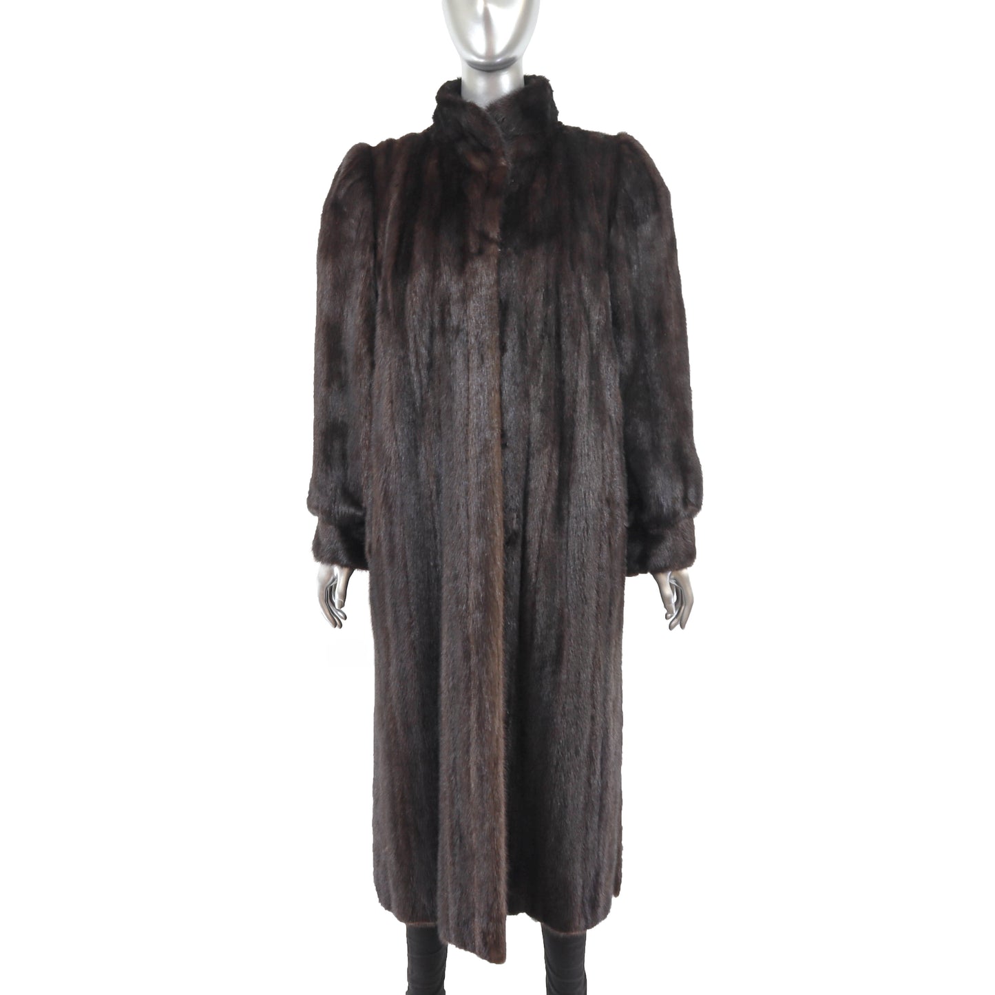 Dark Brown Mink Coat- Size M