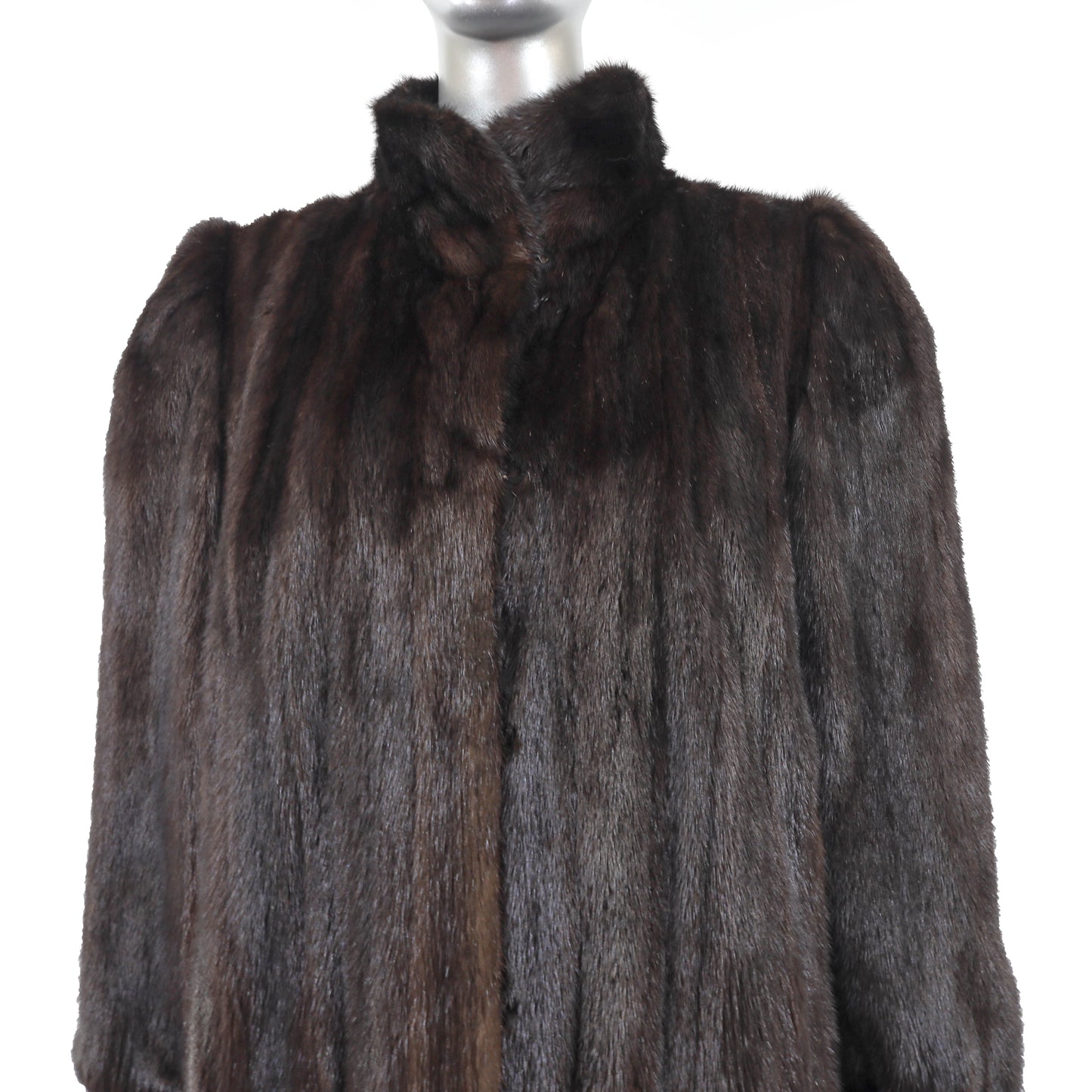 Dark Brown Mink Coat- Size M