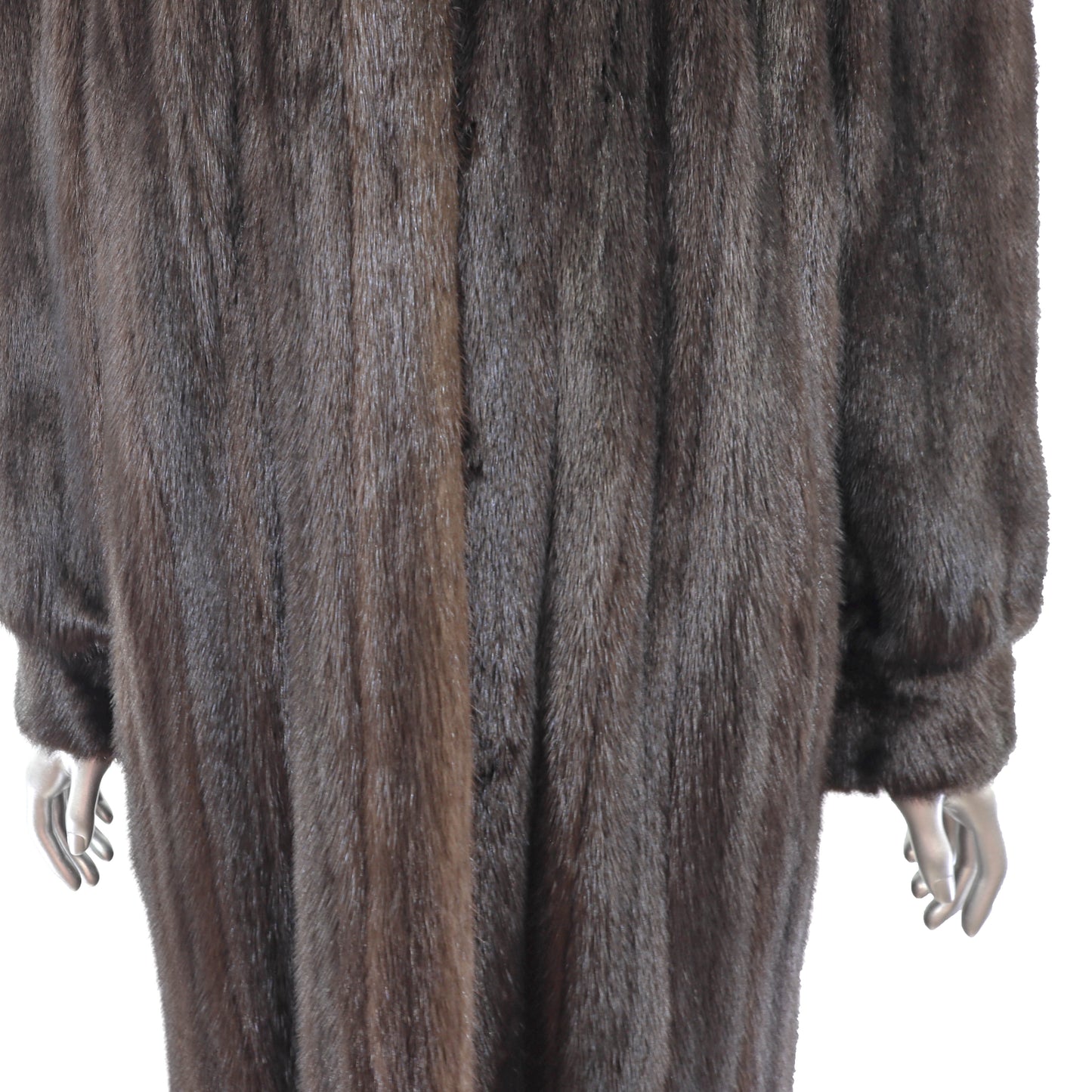 Dark Brown Mink Coat- Size M