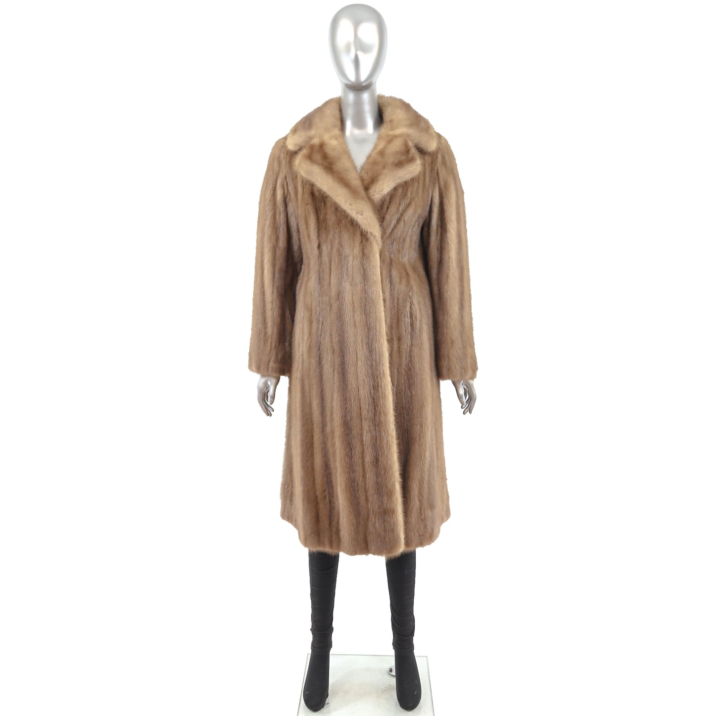 Light Brown Mink Coat- Size M