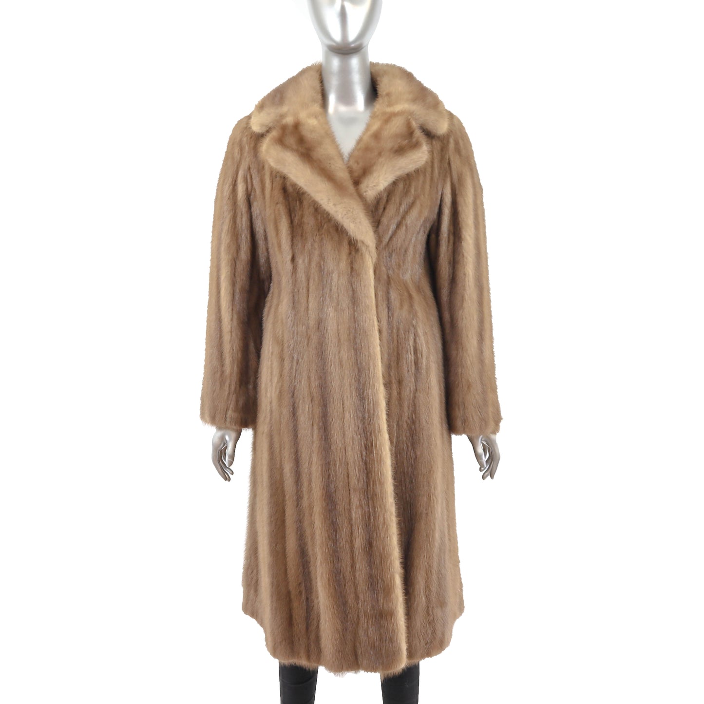 Light Brown Mink Coat- Size M