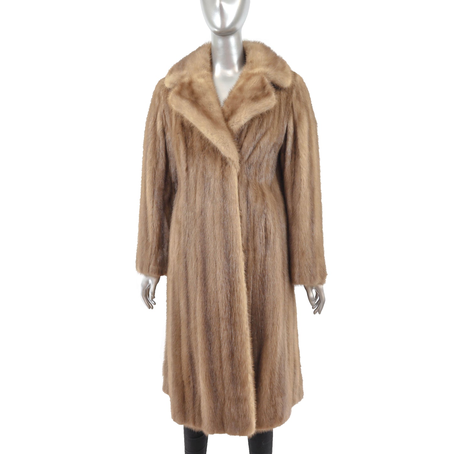 Light Brown Mink Coat- Size M