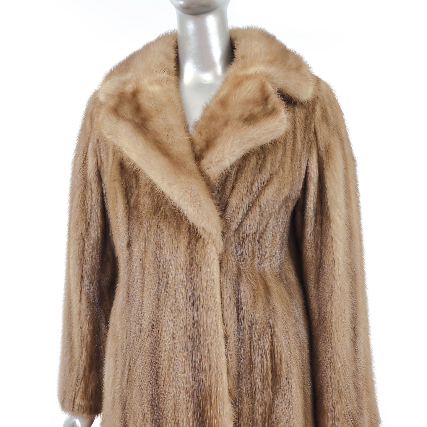 Light Brown Mink Coat- Size M