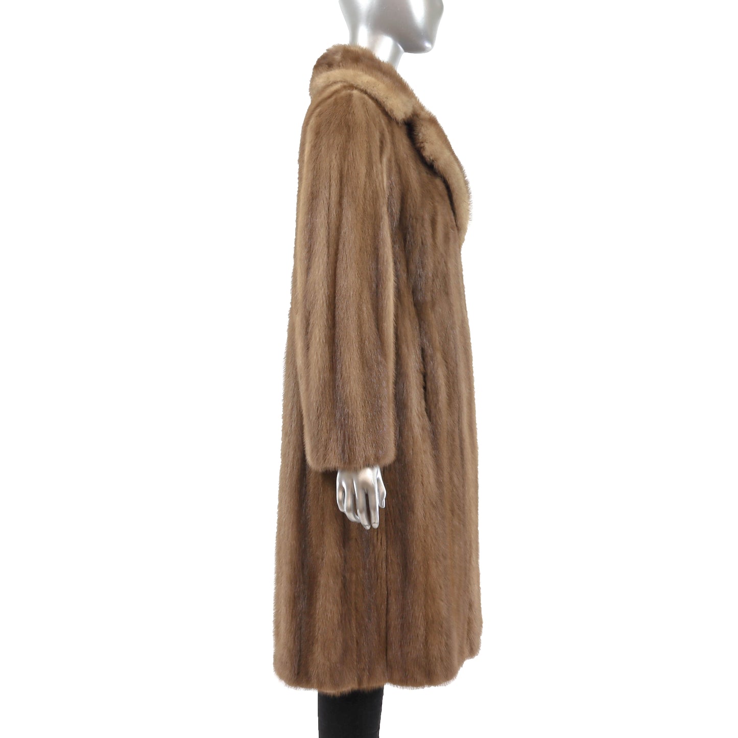 Light Brown Mink Coat- Size M